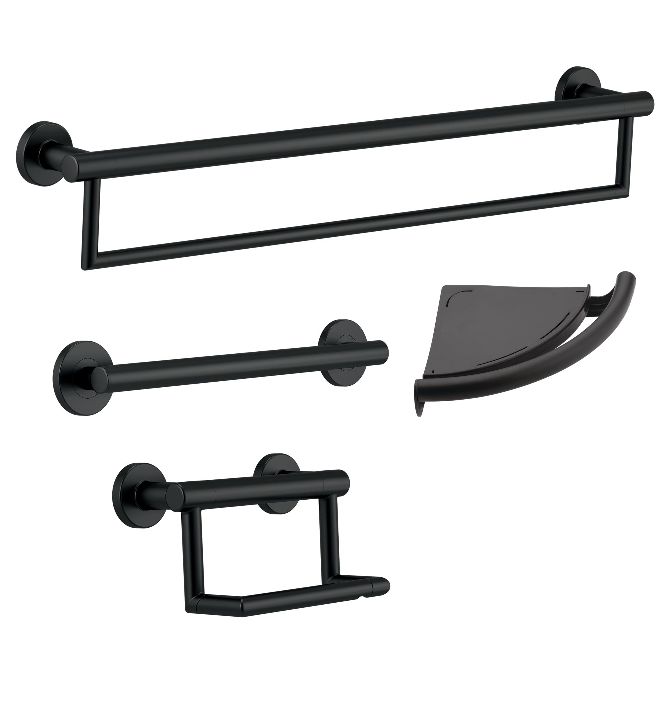 Contemporary Concealed Screw Decorative 18" Grab Bar