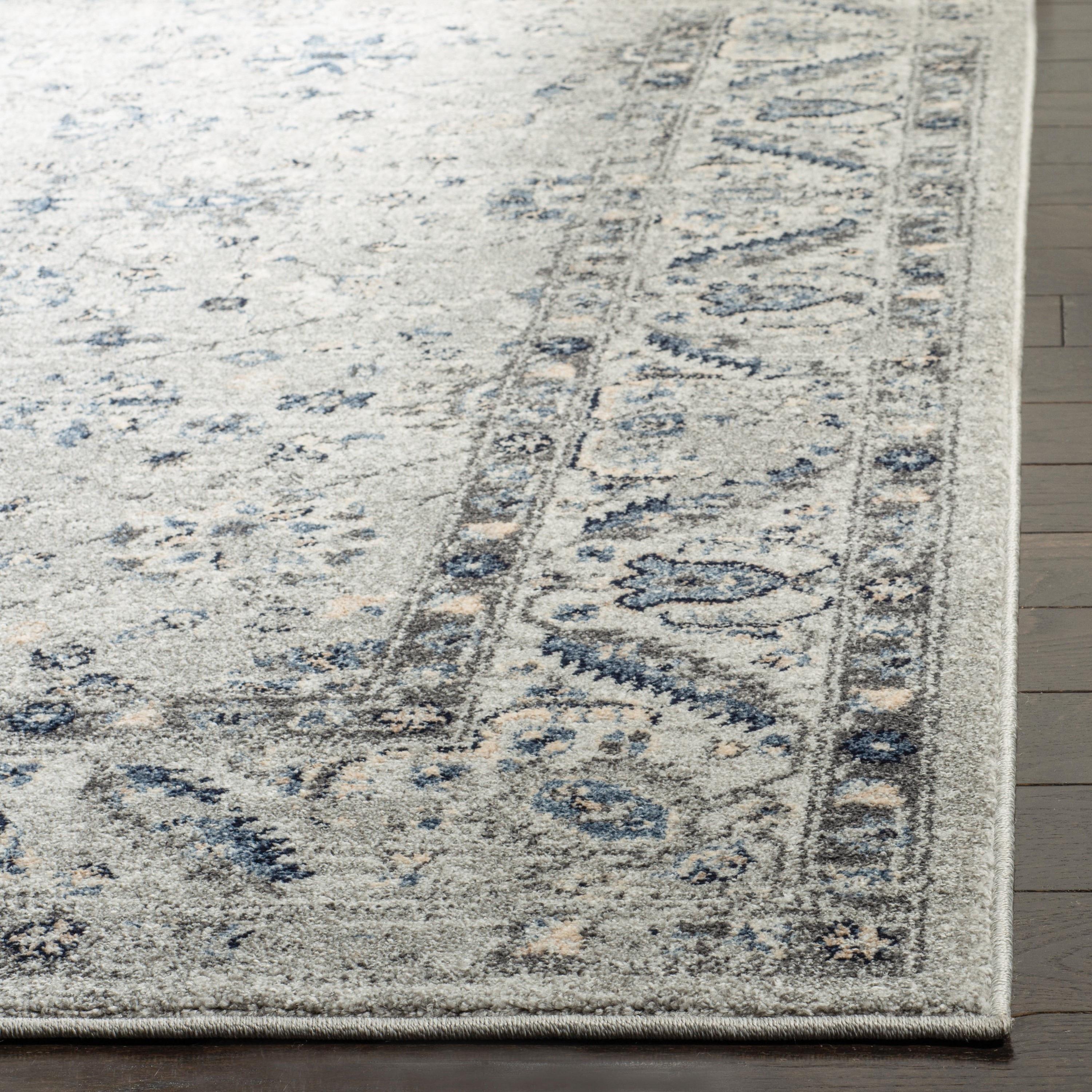 Charleston CHL413 Loomed Indoor Area Rug - Grey/Dark Grey - 8'x10' - Safavieh