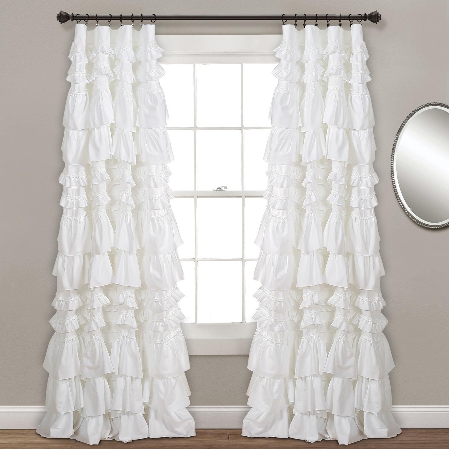 Kemmy Polyester Semi Sheer Curtain Panel