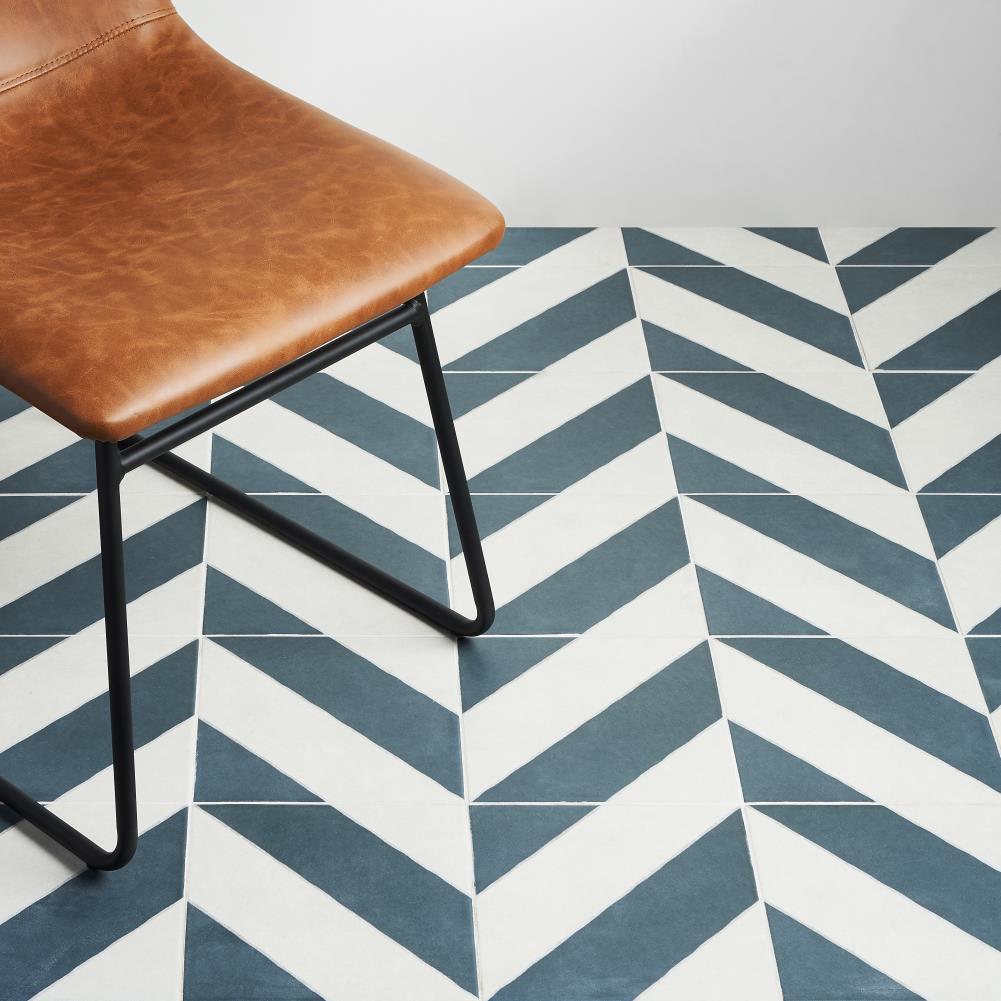 Ava Diagonal 9" x 9" Porcelain Tile (10.76 sq. ft./ Case)