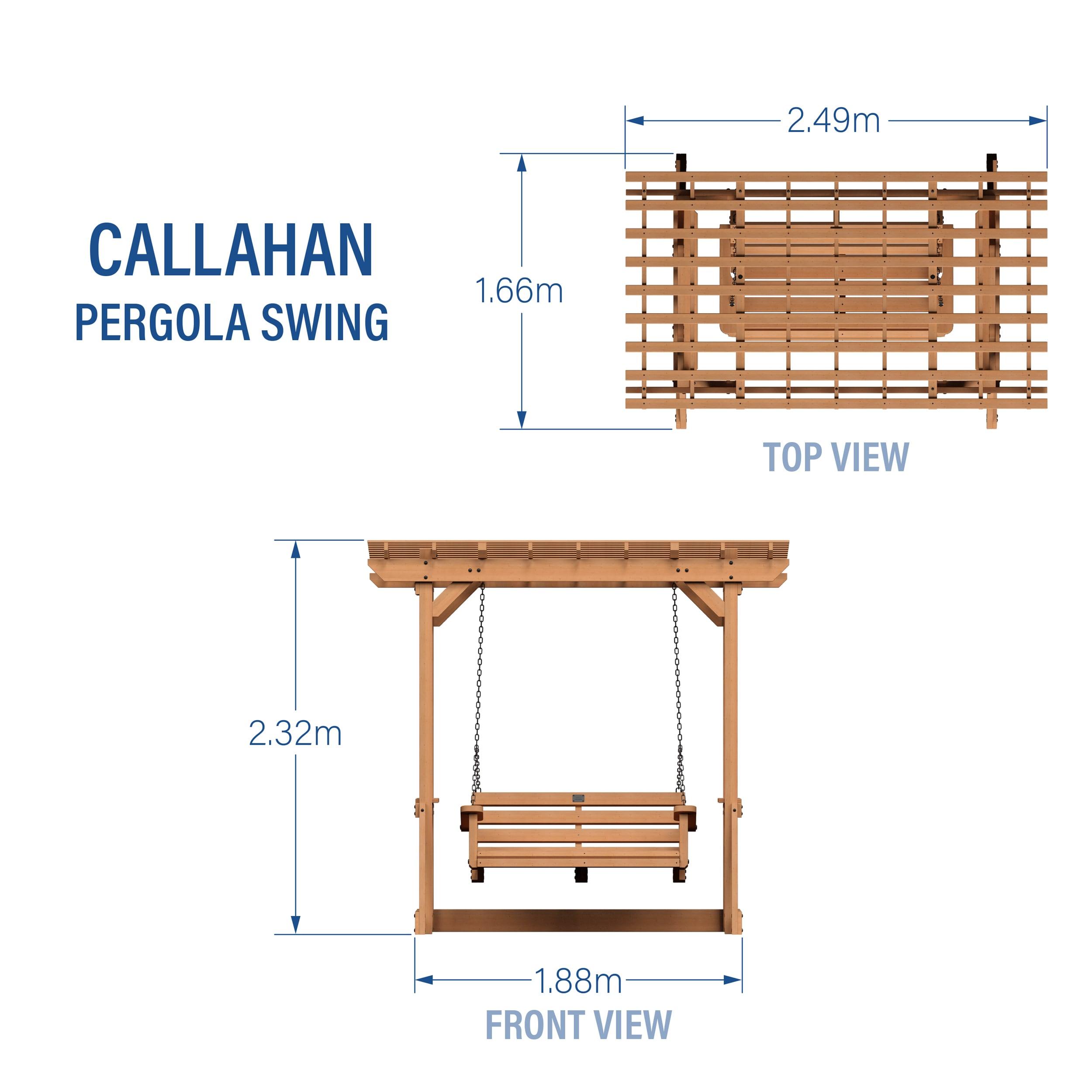 Backyard Discovery Pergola Swing Callahan