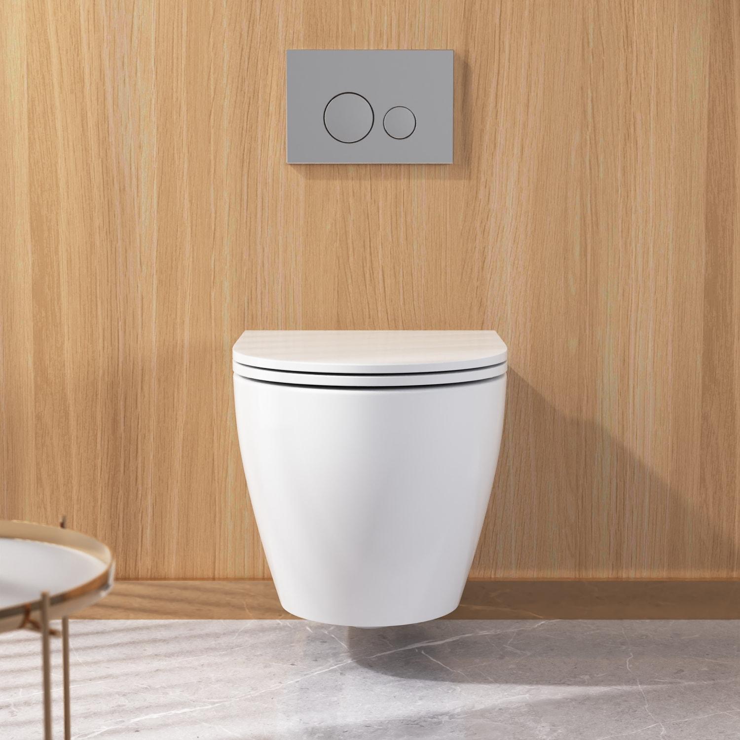 Liberty 1.6 GPF Elongated Wall Hung Toilets (Seat Included)