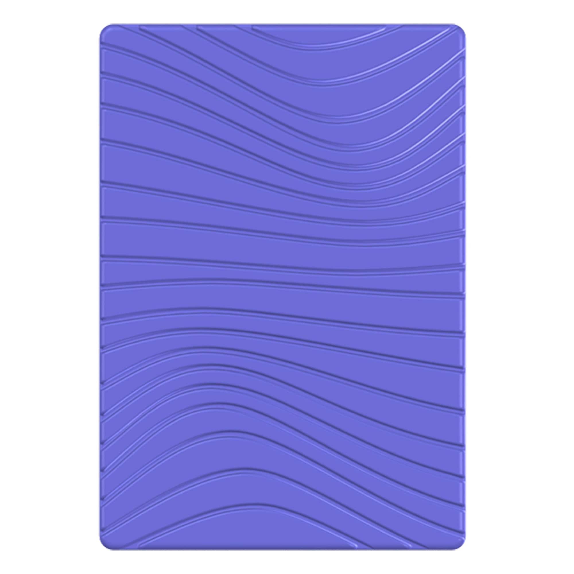 Big Joe Aquaria Roll Up Padded Soft Ripple Wave Floating Water Lounge Raft with Aqua Cell Foam Full Body Support for Swimming Pools, Blue