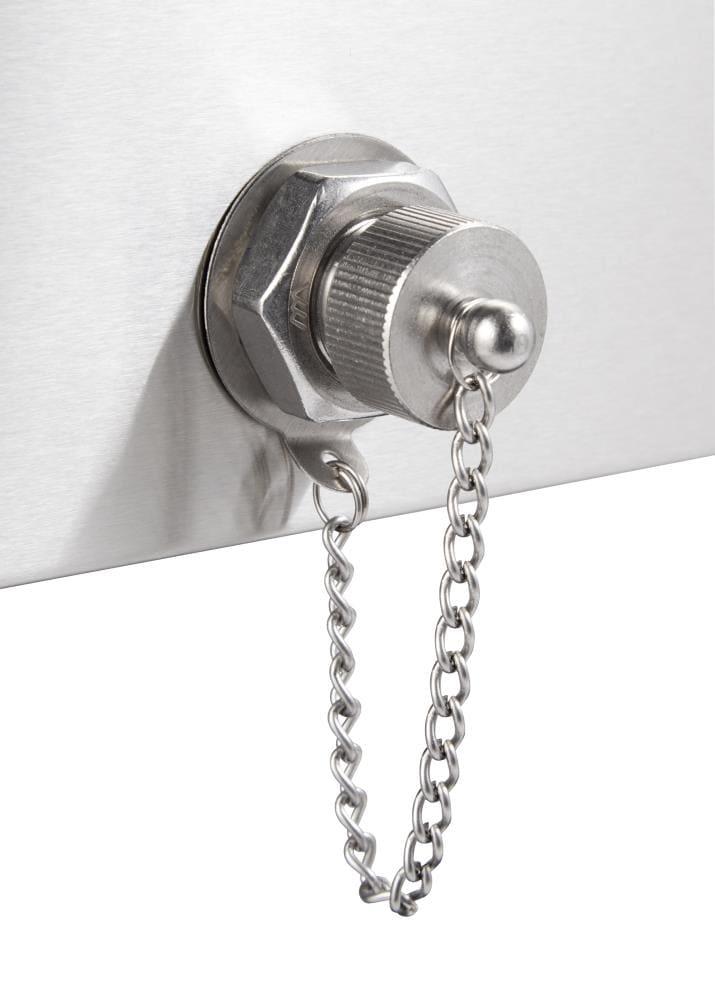 Trinity TRINITY 100 Qt./25 Gal. Stainless Steel Wheeled Cooler w/ Detachable Tub