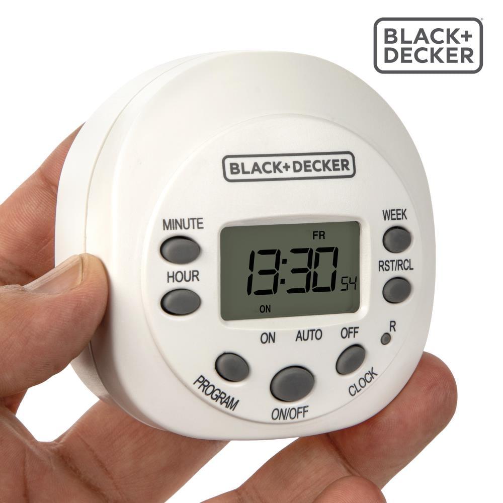 Black + Decker Indoor Grounded Digital Timer