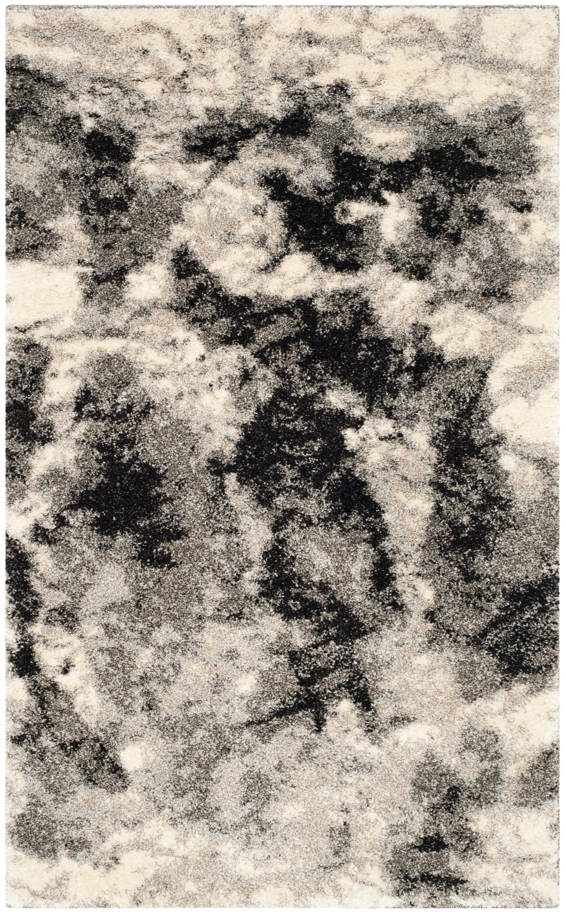 Retro RET2141 Power Loomed Indoor Accent Rug - Cream/Grey - 2'6"x4' - Safavieh.