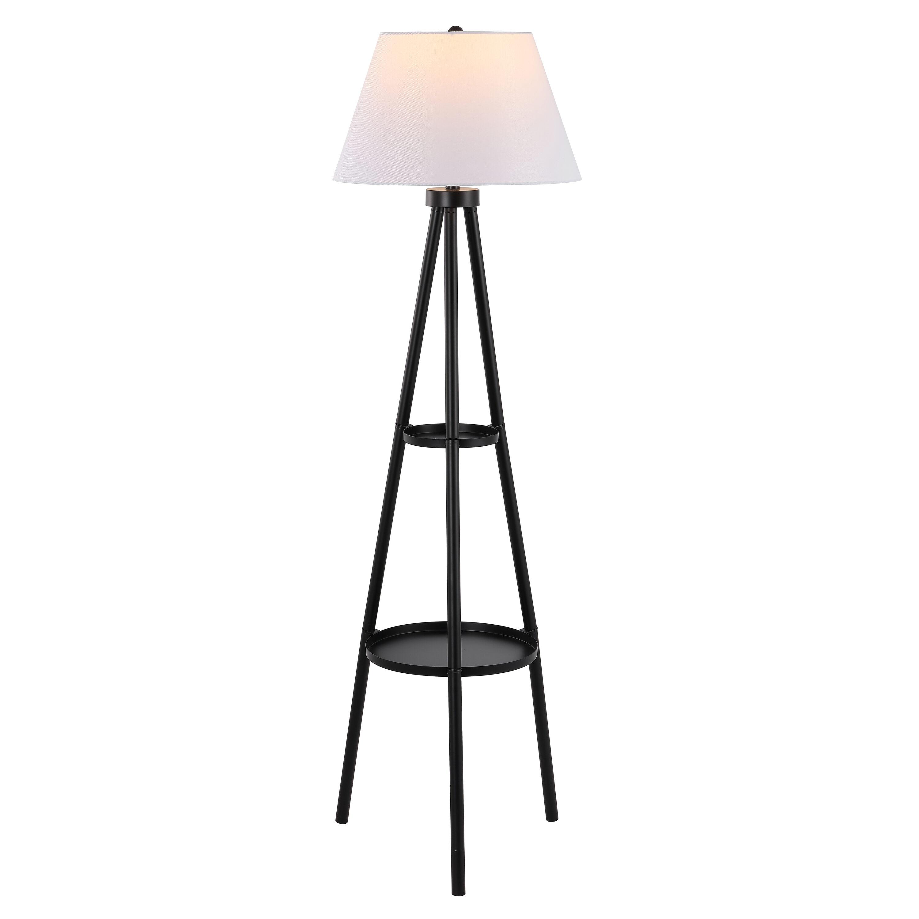 Dorea 63" Floor Lamp - FLL4107 - Black - Safavieh