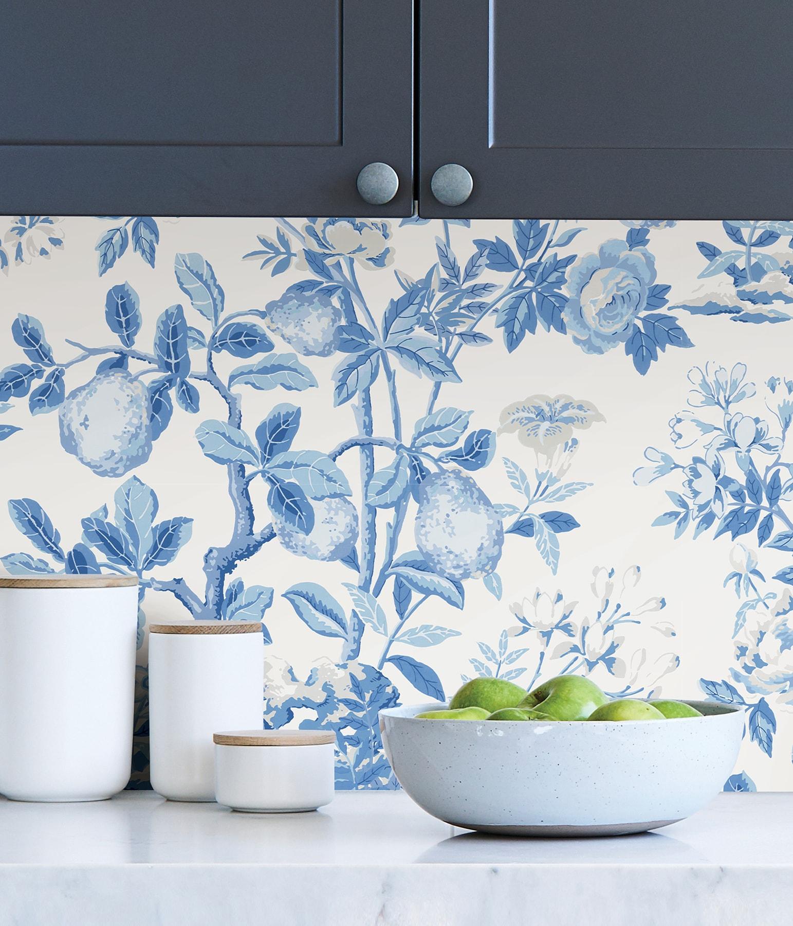 The House of Scalamandre Peel & Stick Floral Roll