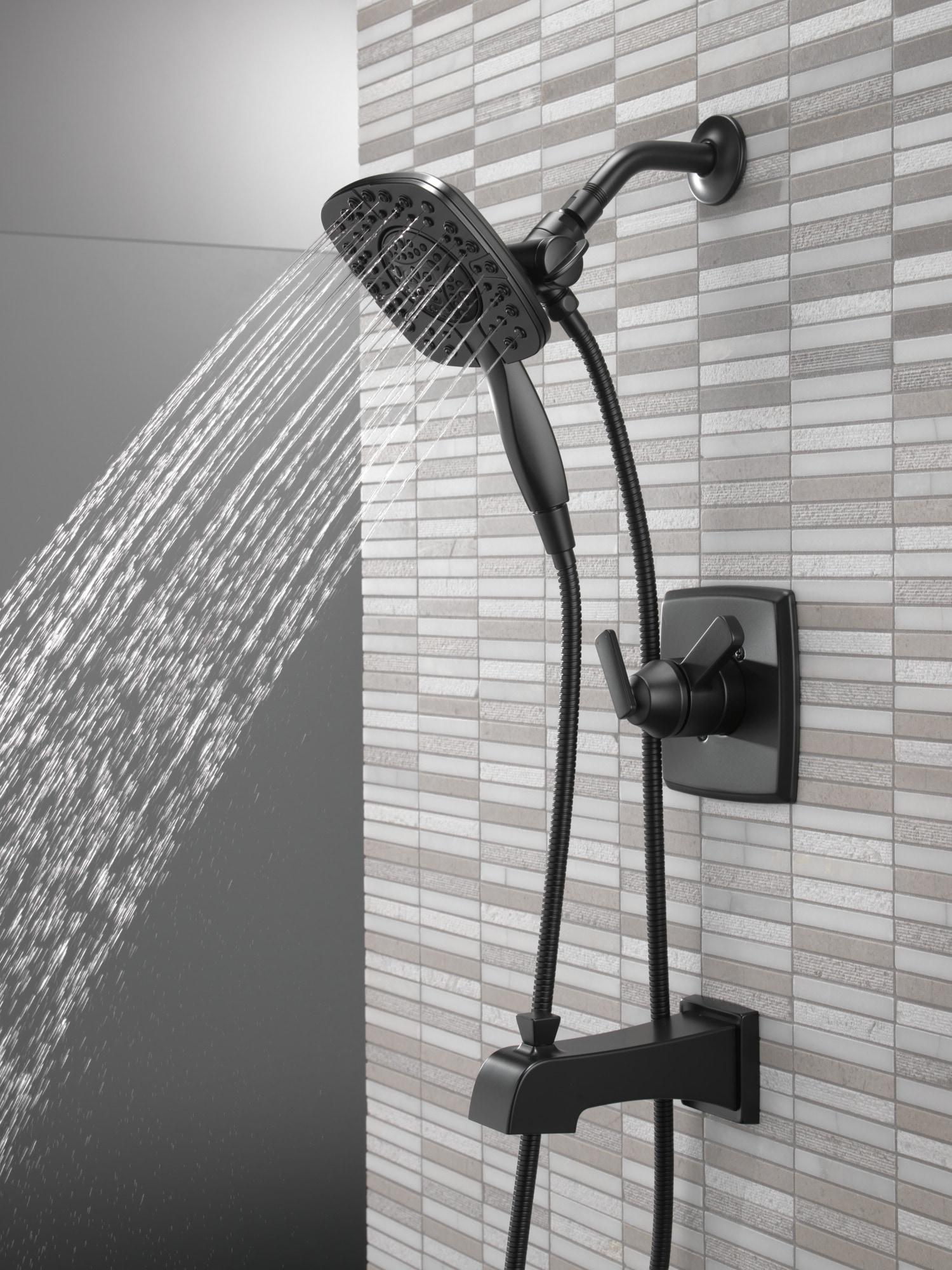 Delta Ashlyn 17 Series Dual-Function Tub Shower Faucet Set, In2ition Shower Handle Trim Kit T17464-BL-I