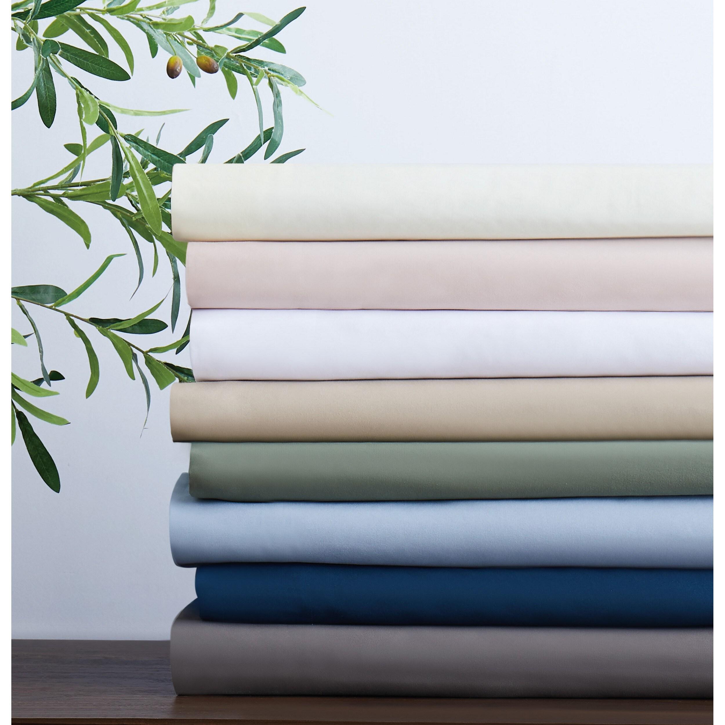 Swift Home | 4-Piece Solid Microfiber Sheet Set Blush Queen