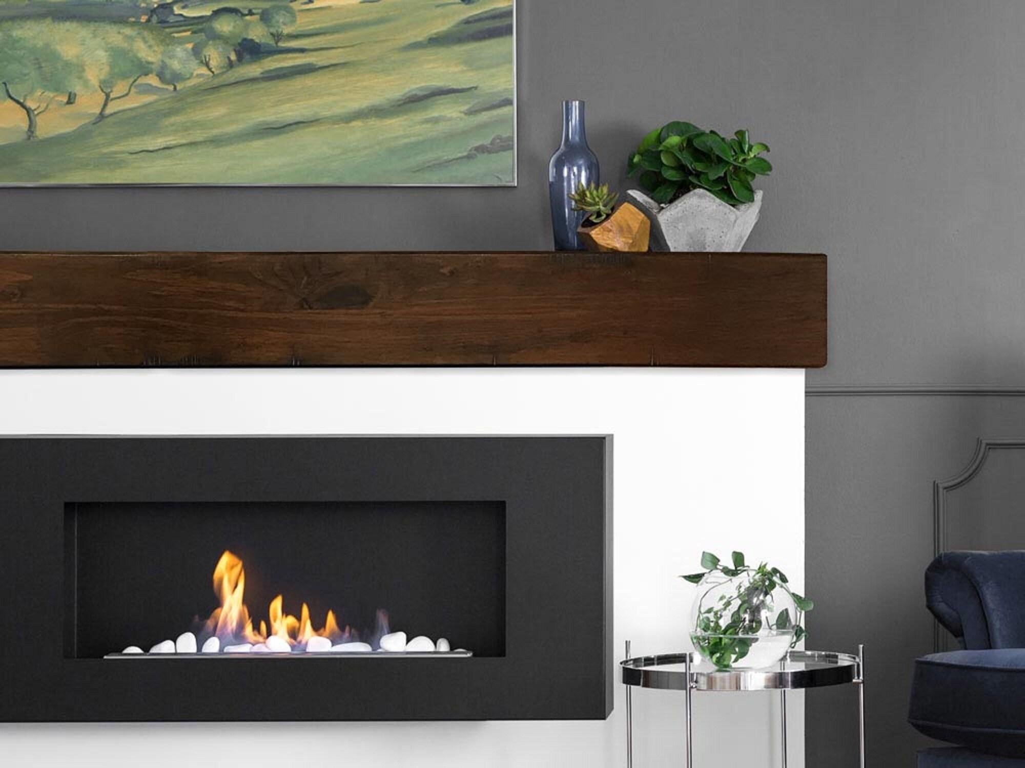 Mantels Direct Dakota 72" Pine Wood Fireplace Mantel Shelf - Cinnamon