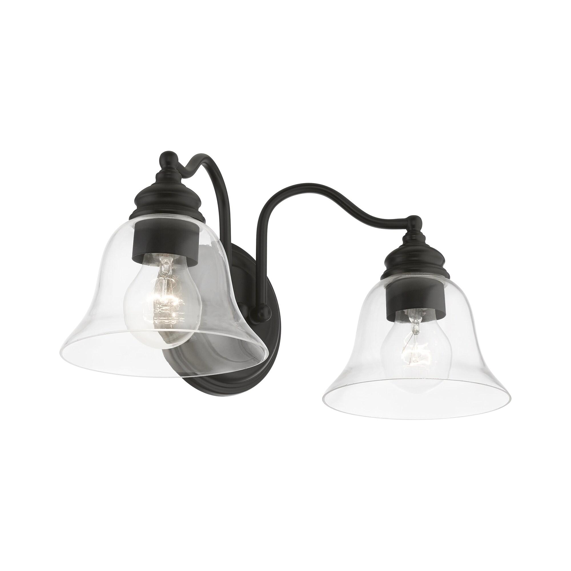 Livex Lighting Moreland 2 - Light Vanity in  Black