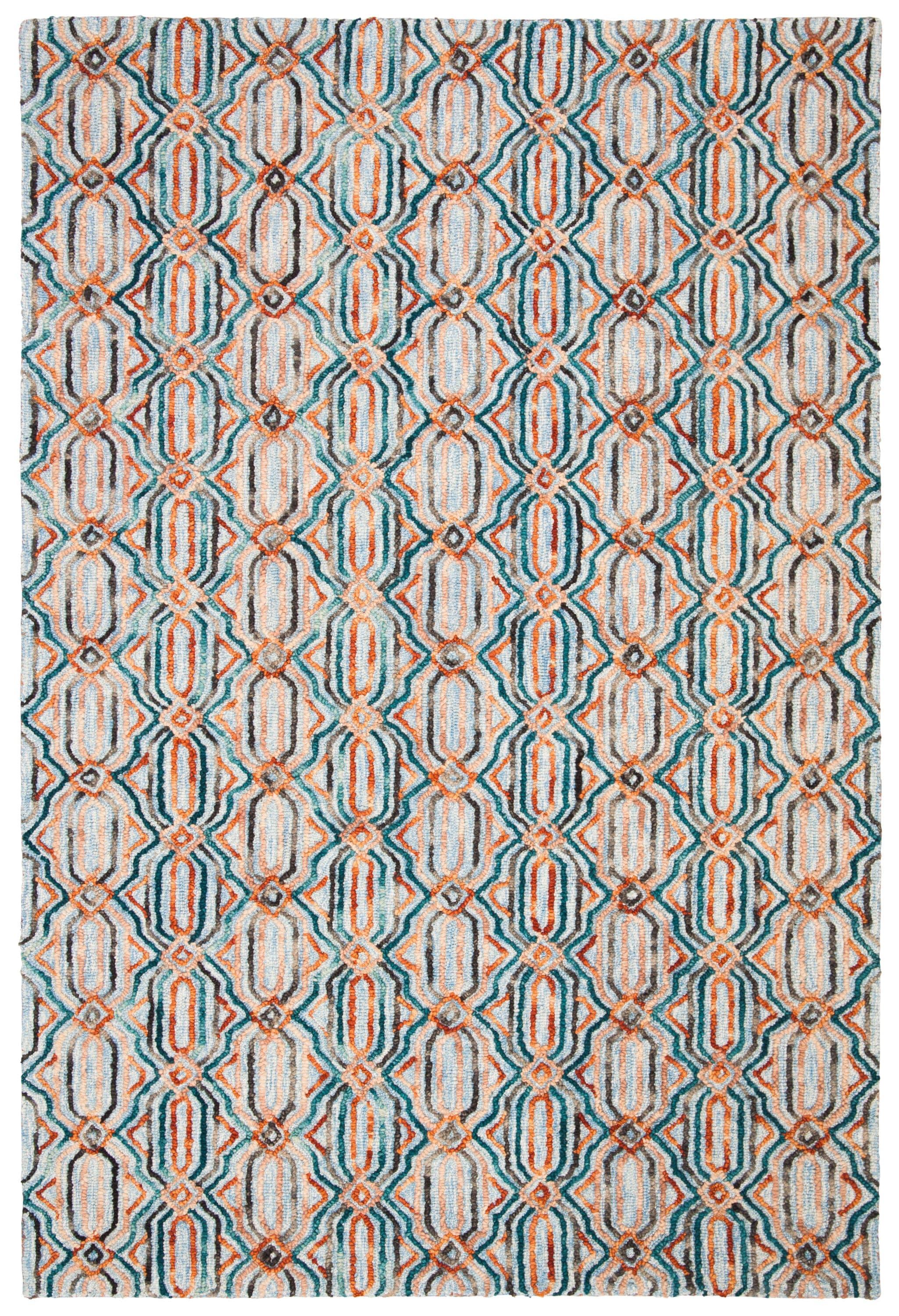 Trace TRC511 Hand Tufted Indoor Accent Rug - Light Blue/Blue - 4'x6' - Safavieh