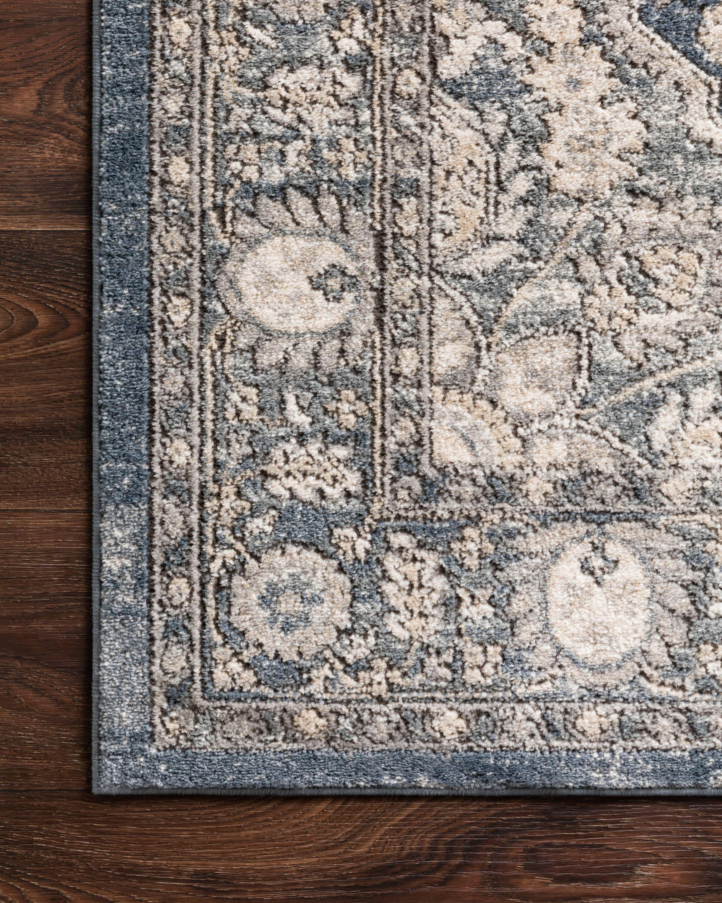 Loloi Teagan Denim / Mist 2'-8" x 4' Accent Rug