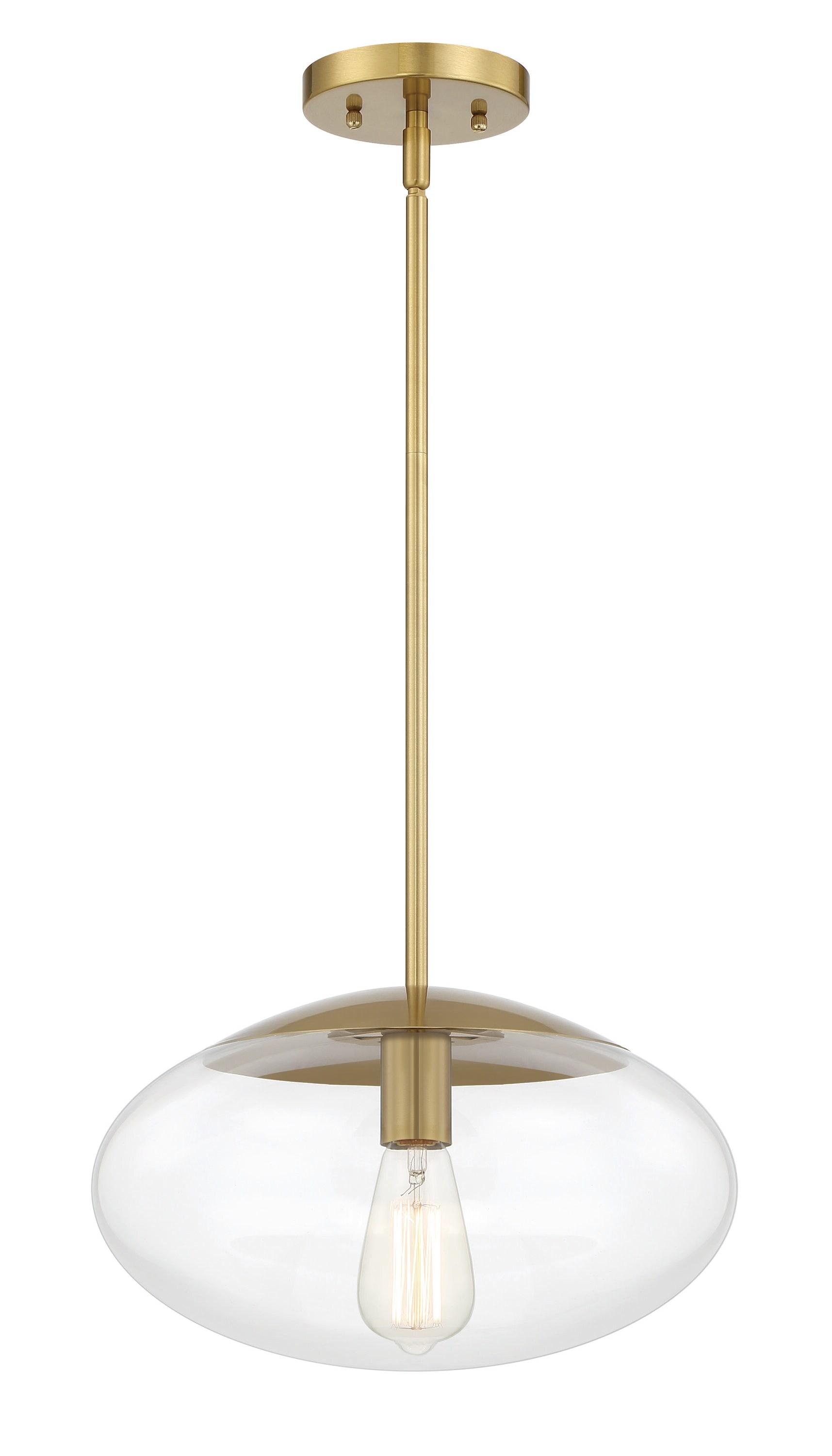 Craftmade Lighting Gaze 1 - Light Pendant in  Satin Brass