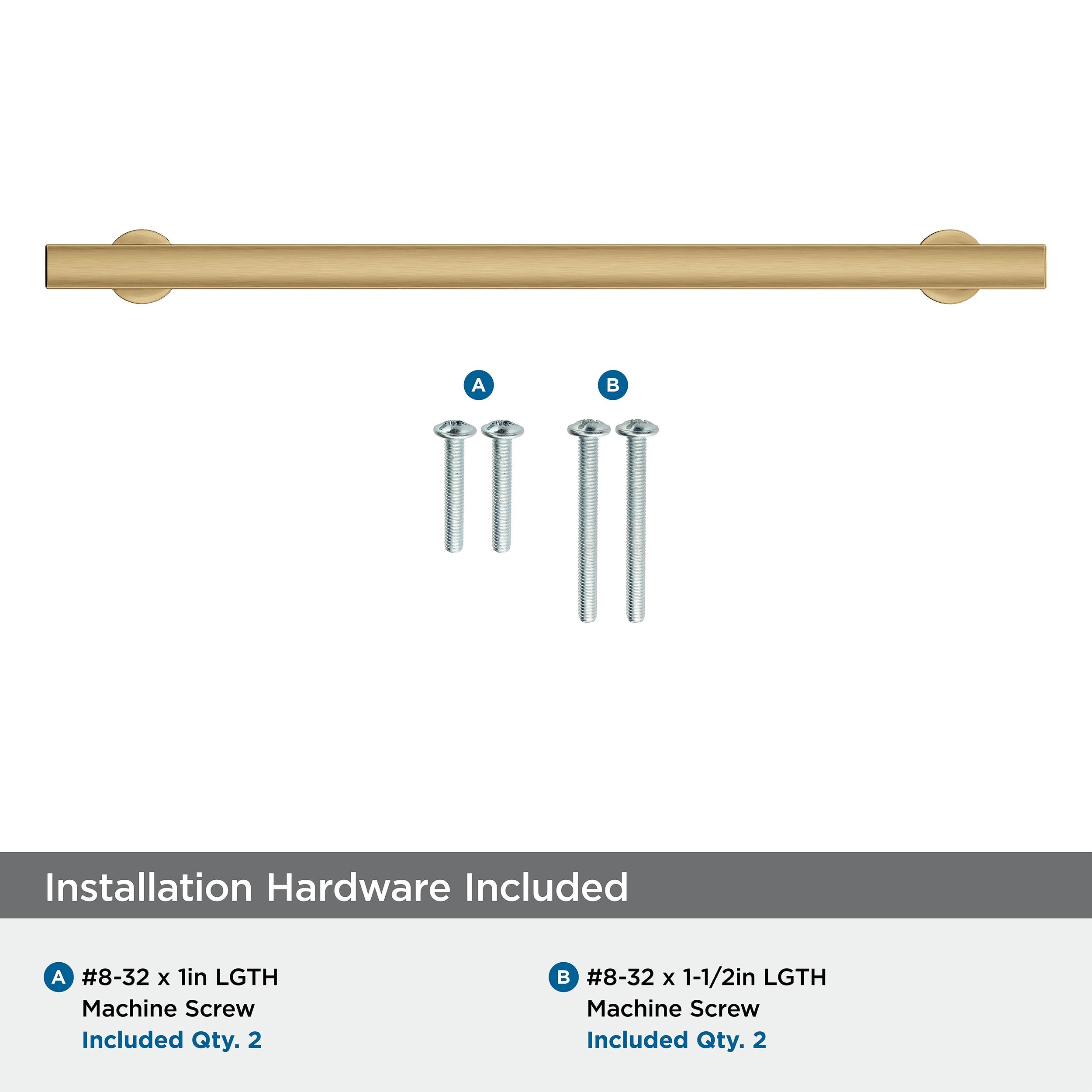 Amerock Everett 10-1/16 inch (256mm) Center-to-Center Champagne Bronze Cabinet Pull