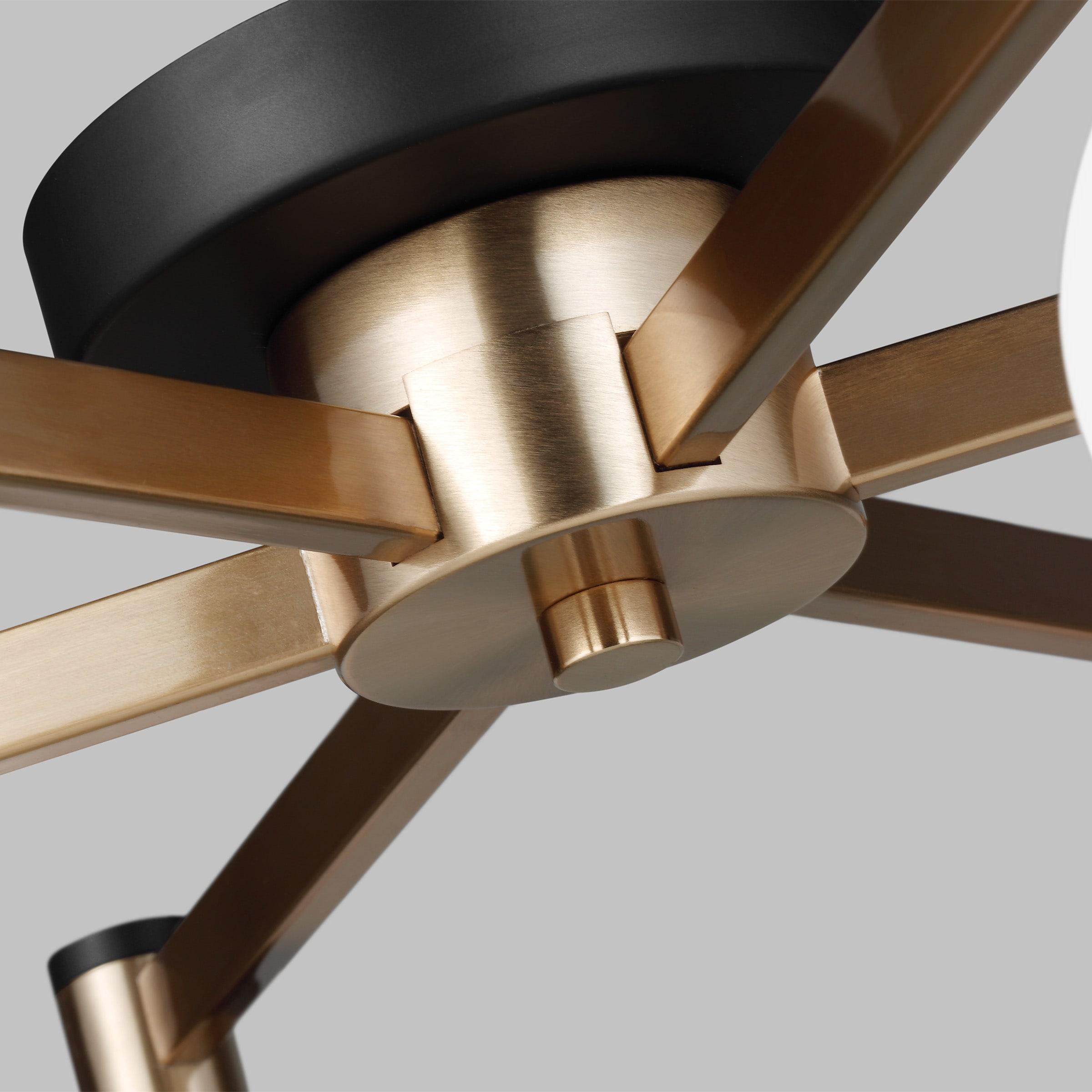 Andrea 6 Light Glass Semi Flush Mount