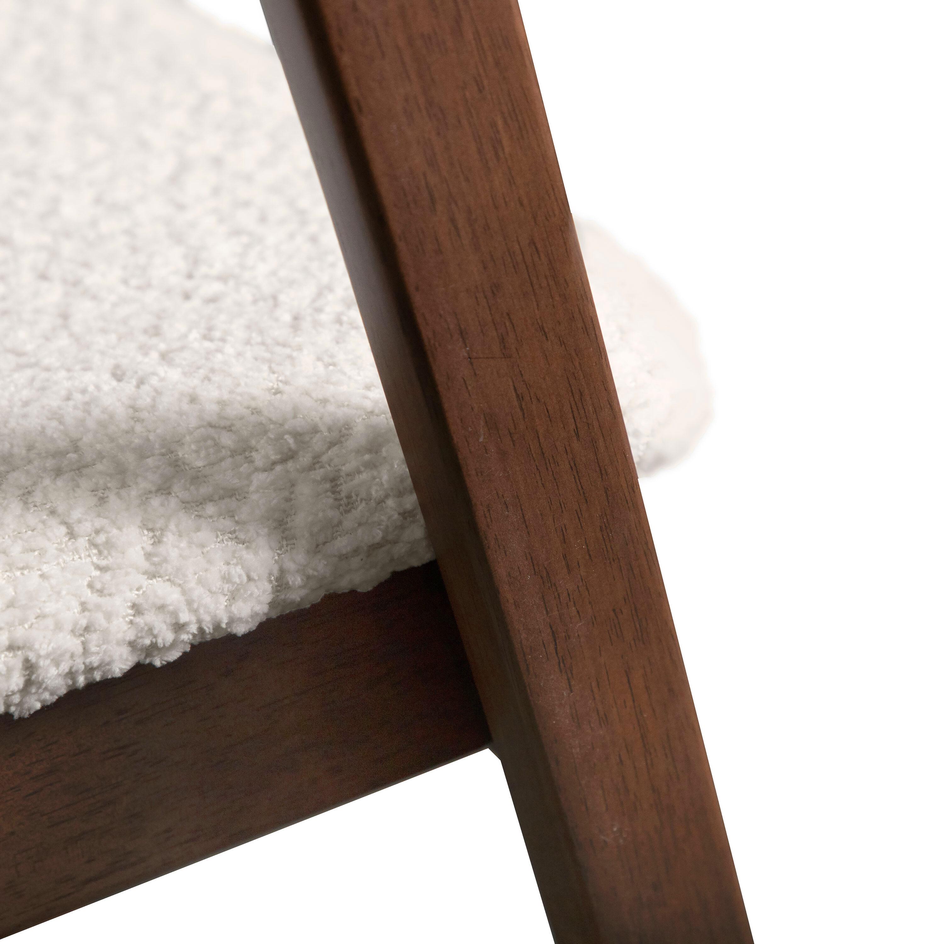 HOMES: Inside + Out 5pc Pearlcrest Mid-Century Modern Dining Table Walnut