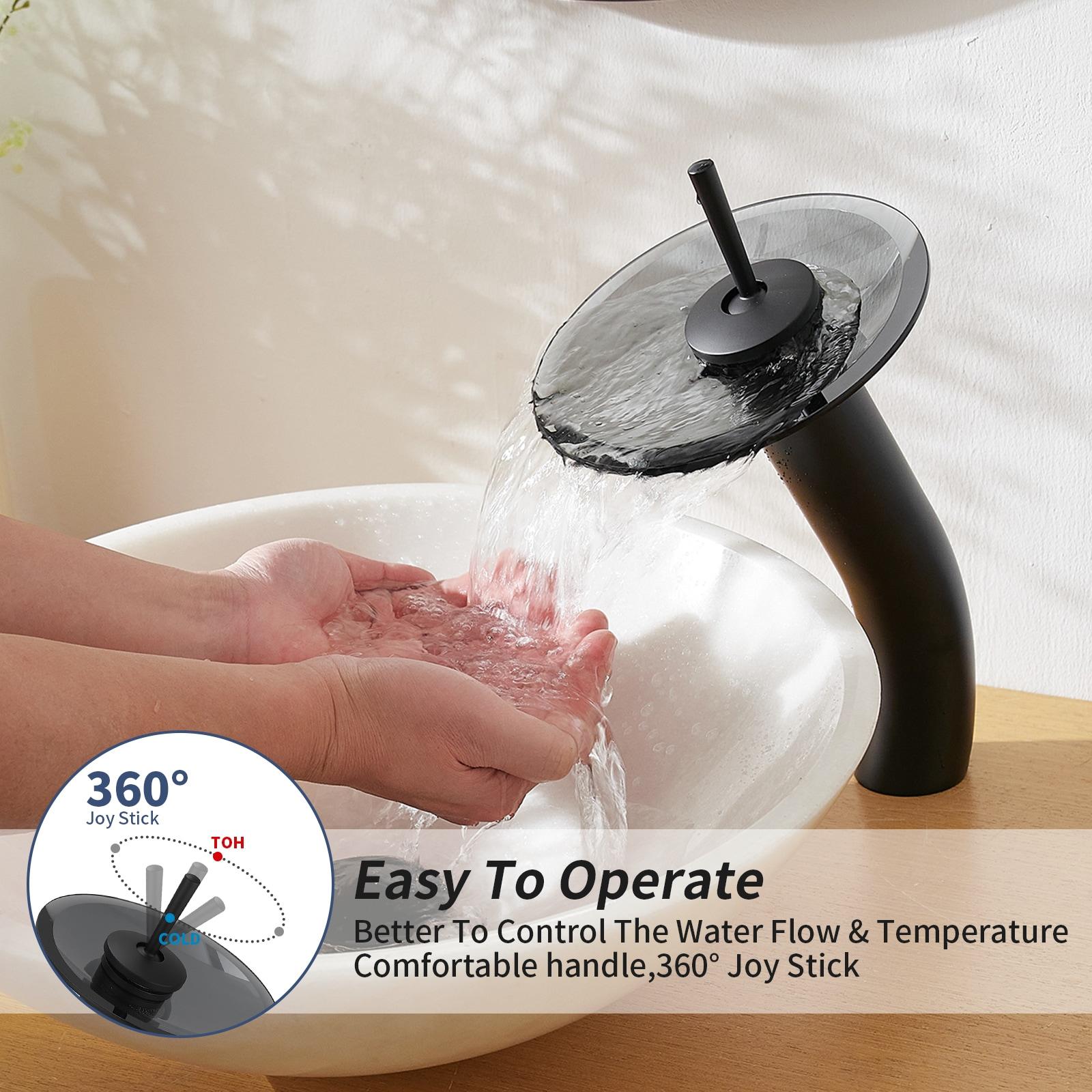 Waterfall Vessel Bathroom Faucet