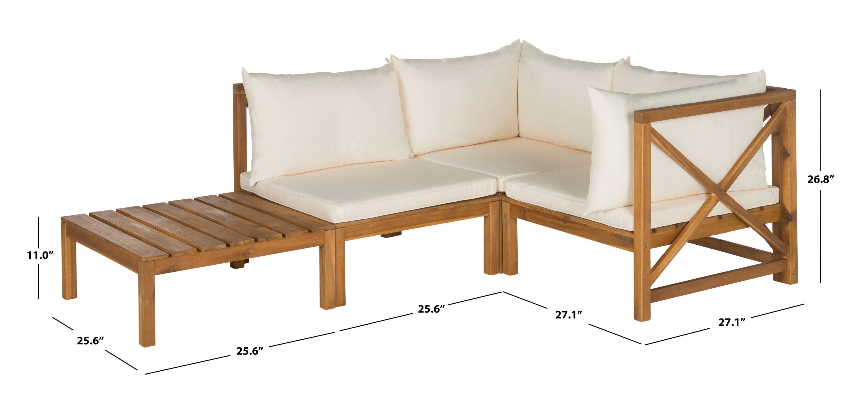 Lynwood Sectional - Indoor/Outdoor - PAT6713 - Natural/Beige - Safavieh