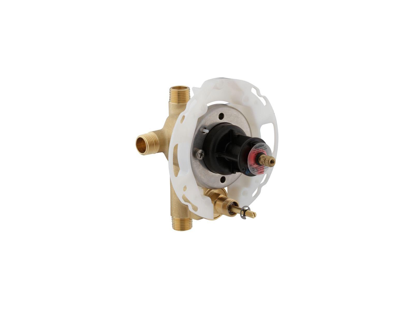 Rite-Temp® 1/2" Pressure-Balancing Valve with Push-Button Diverter for Showerhead and Handshower