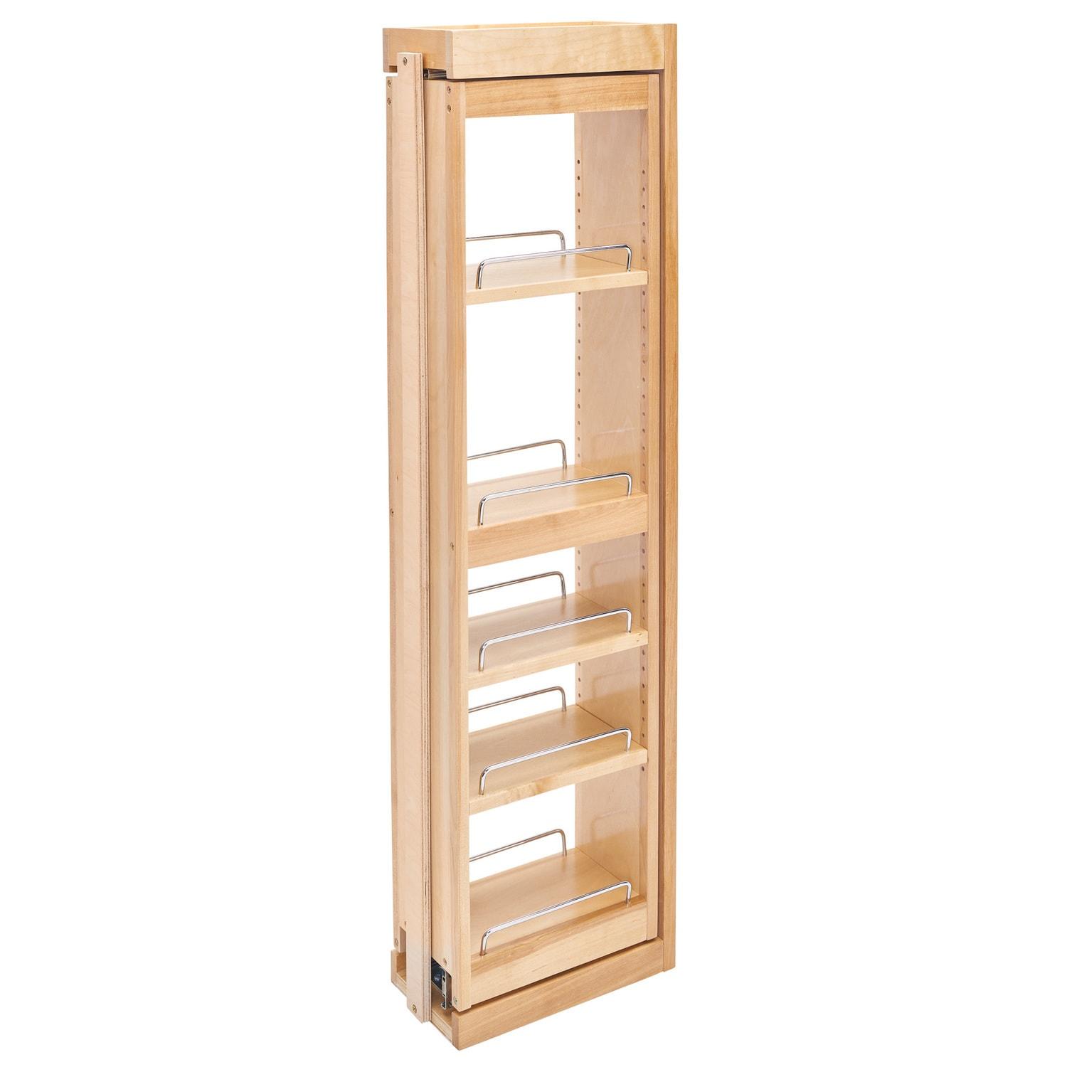 Rev-A-Shelf Pull Out Wall Filler Cabinet Wooden Organizer