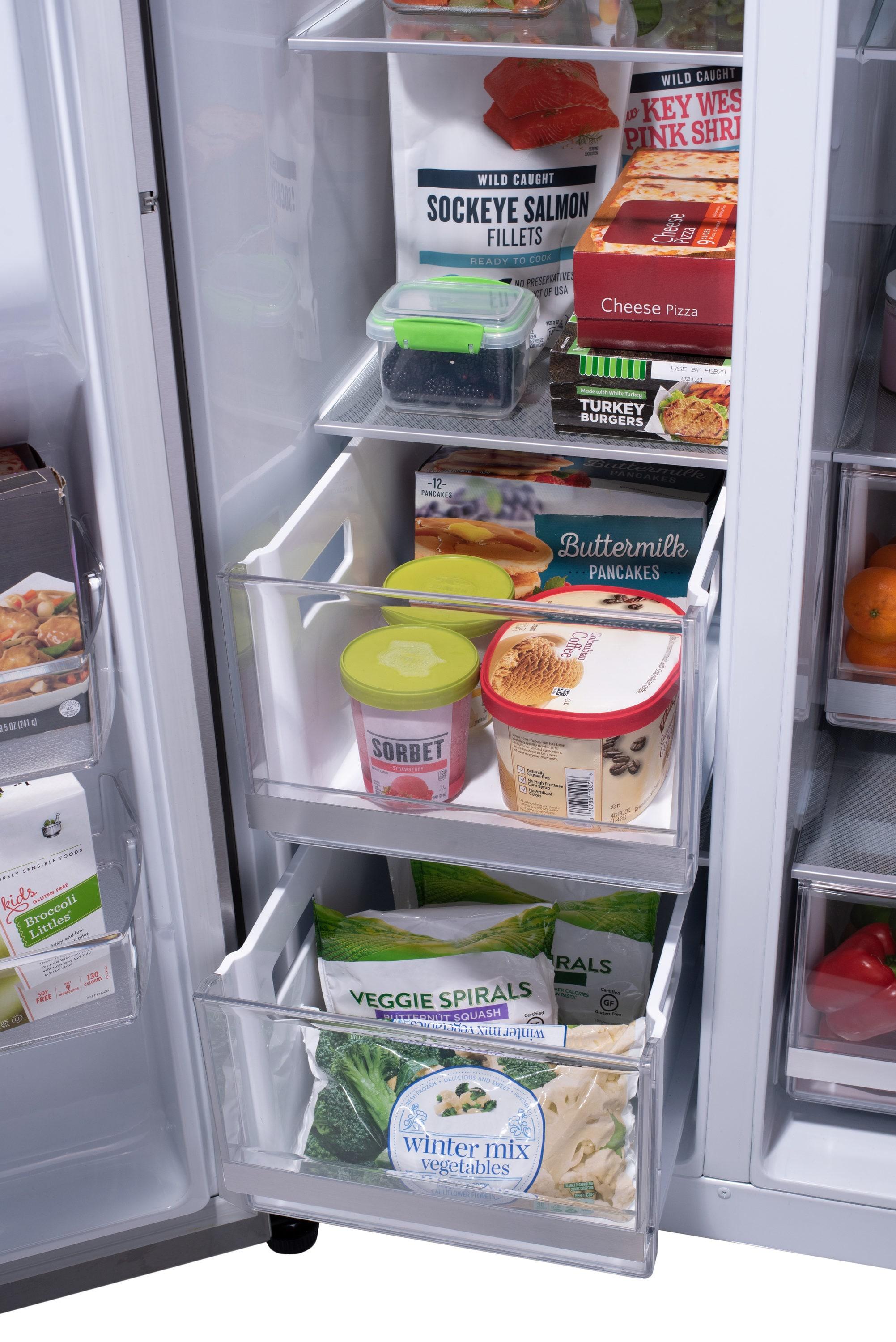 LG 27 cu. ft. Side by Side Smart Refrigerator w/ InstaView and Craft Ice
