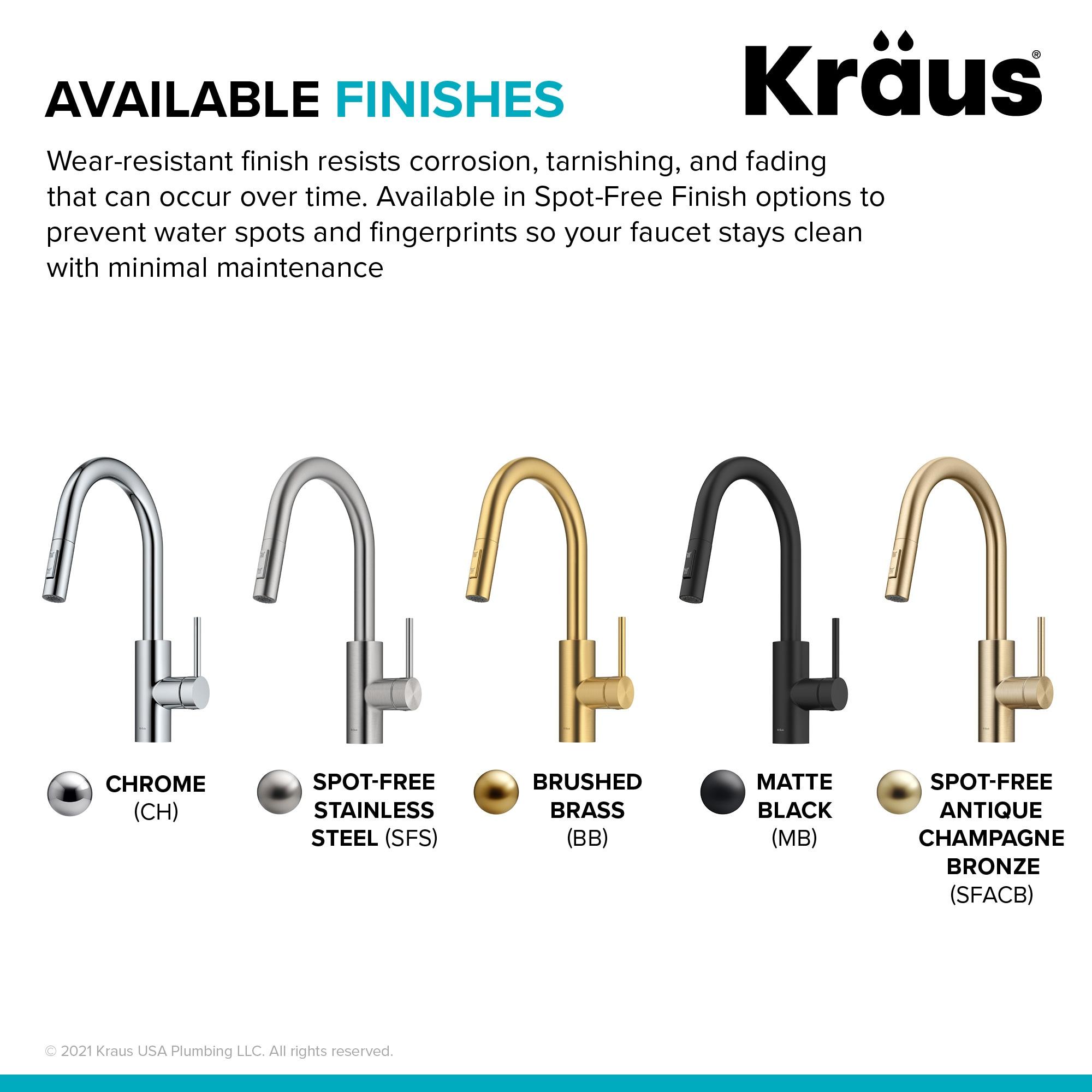 KRAUS Oletto Single Handle Pull Down Kitchen Faucet with QuickDock Top Mount Installation Assembly