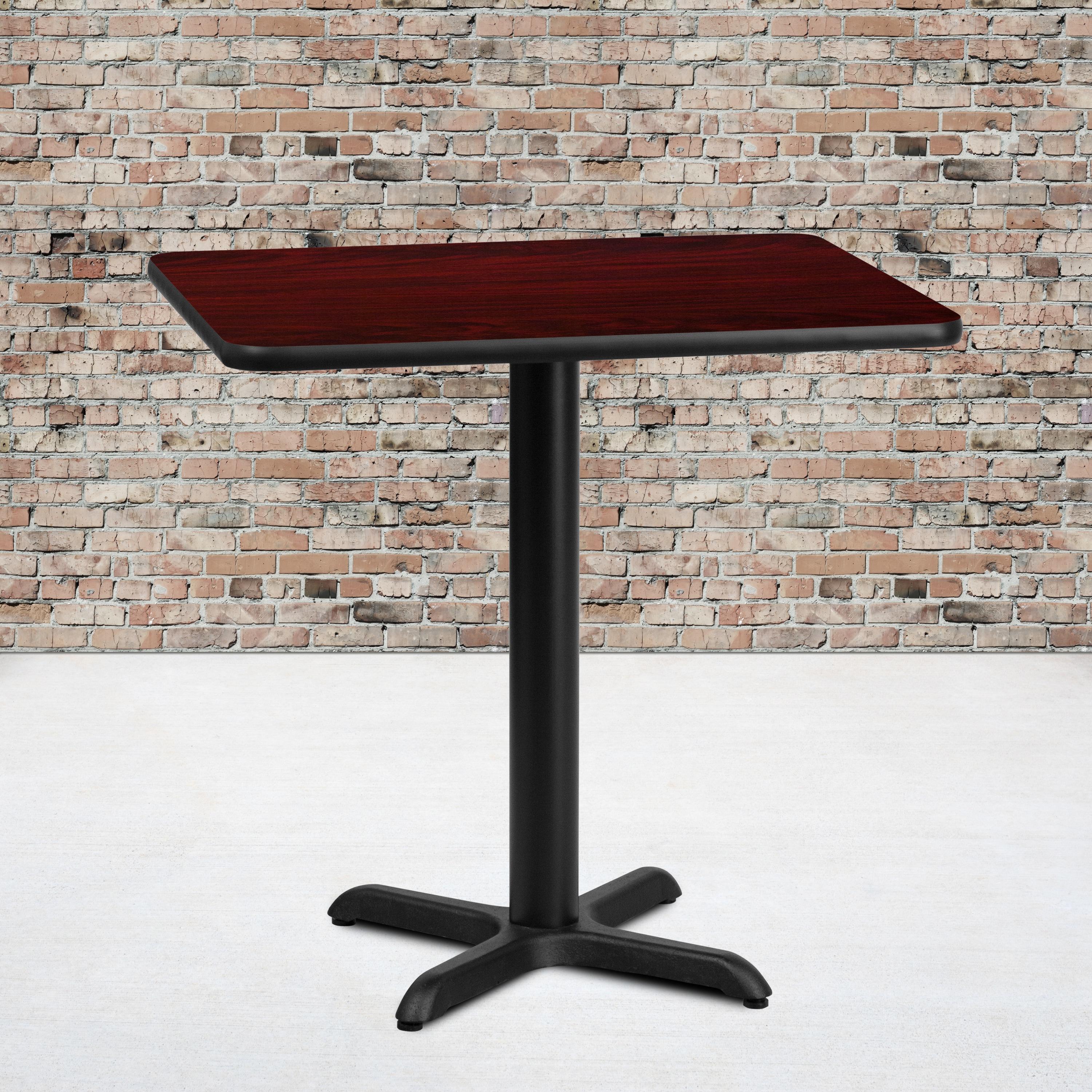 Flash Furniture 2 Person 30'' L x 32.26'' H Laminate High Top Table