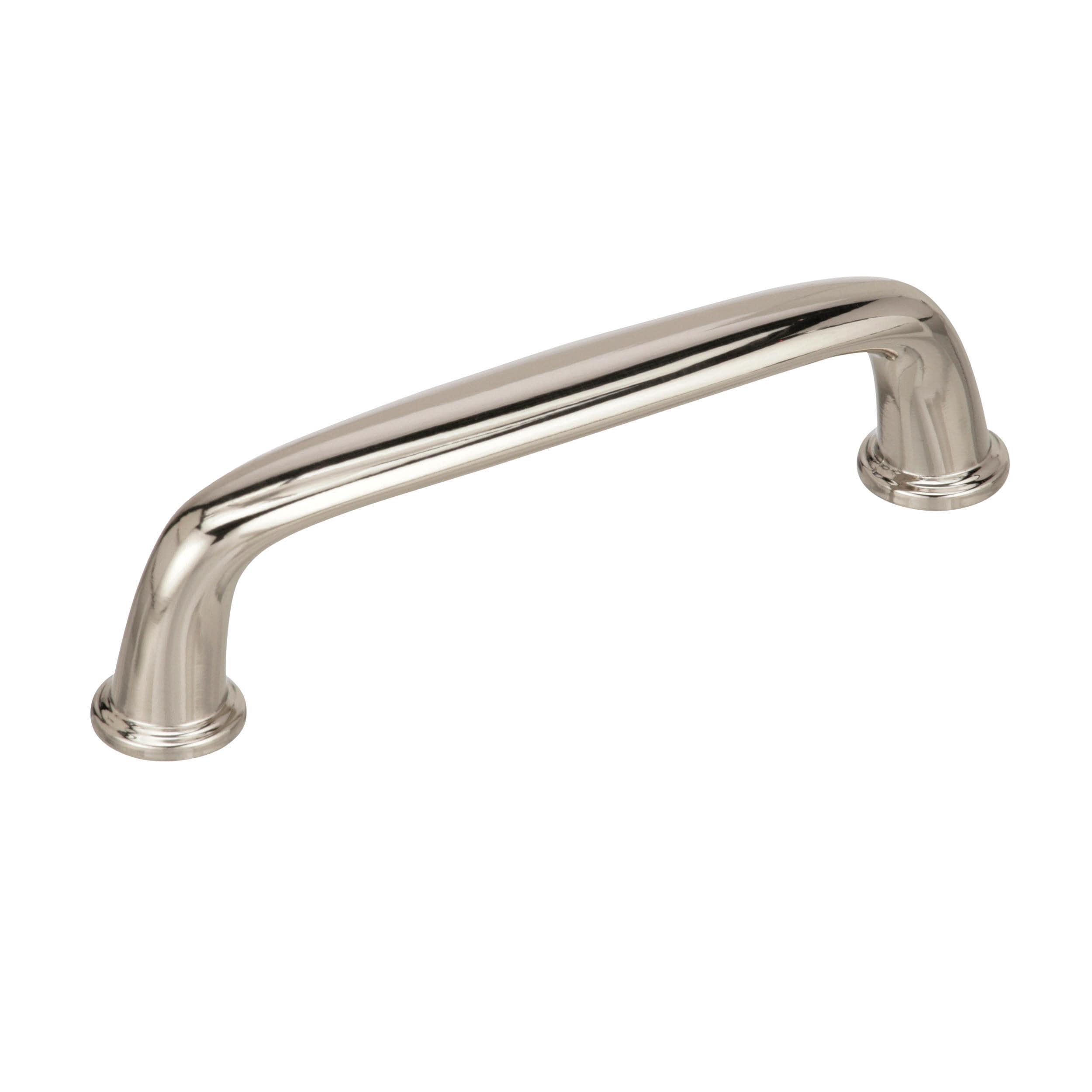 Amerock Kane 3-3/4 inch (96mm) Center-to-Center Polished Nickel Cabinet Pull