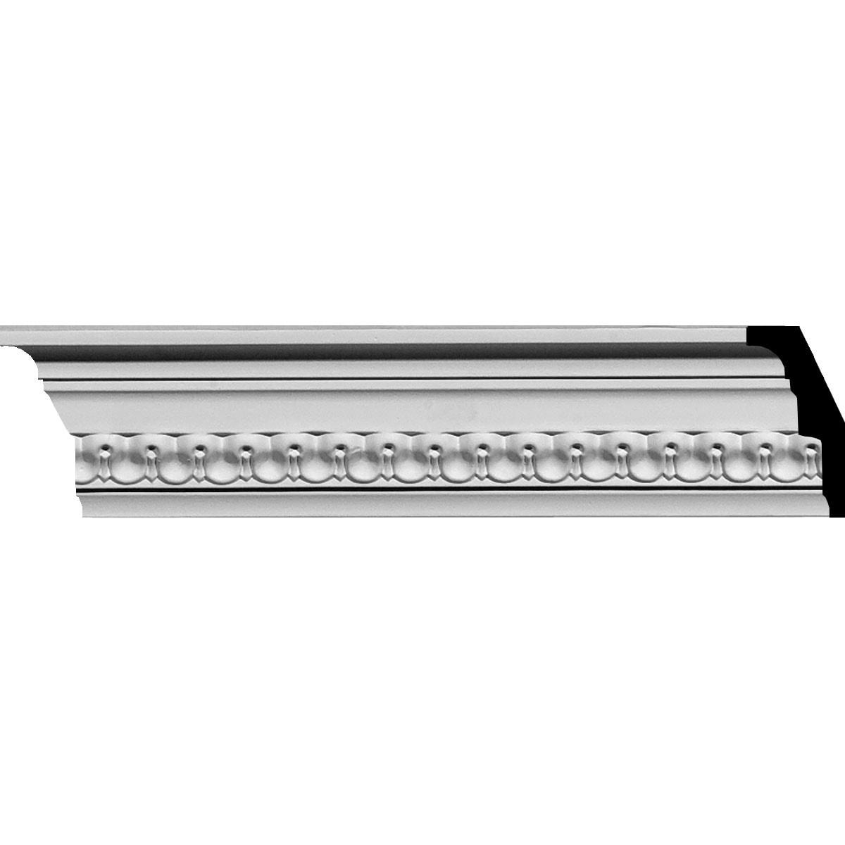 Ekena Millwork 3 1/8"H x 1 1/2"P x 3 1/2"F x 94 1/2"L Raynor Crown Moulding