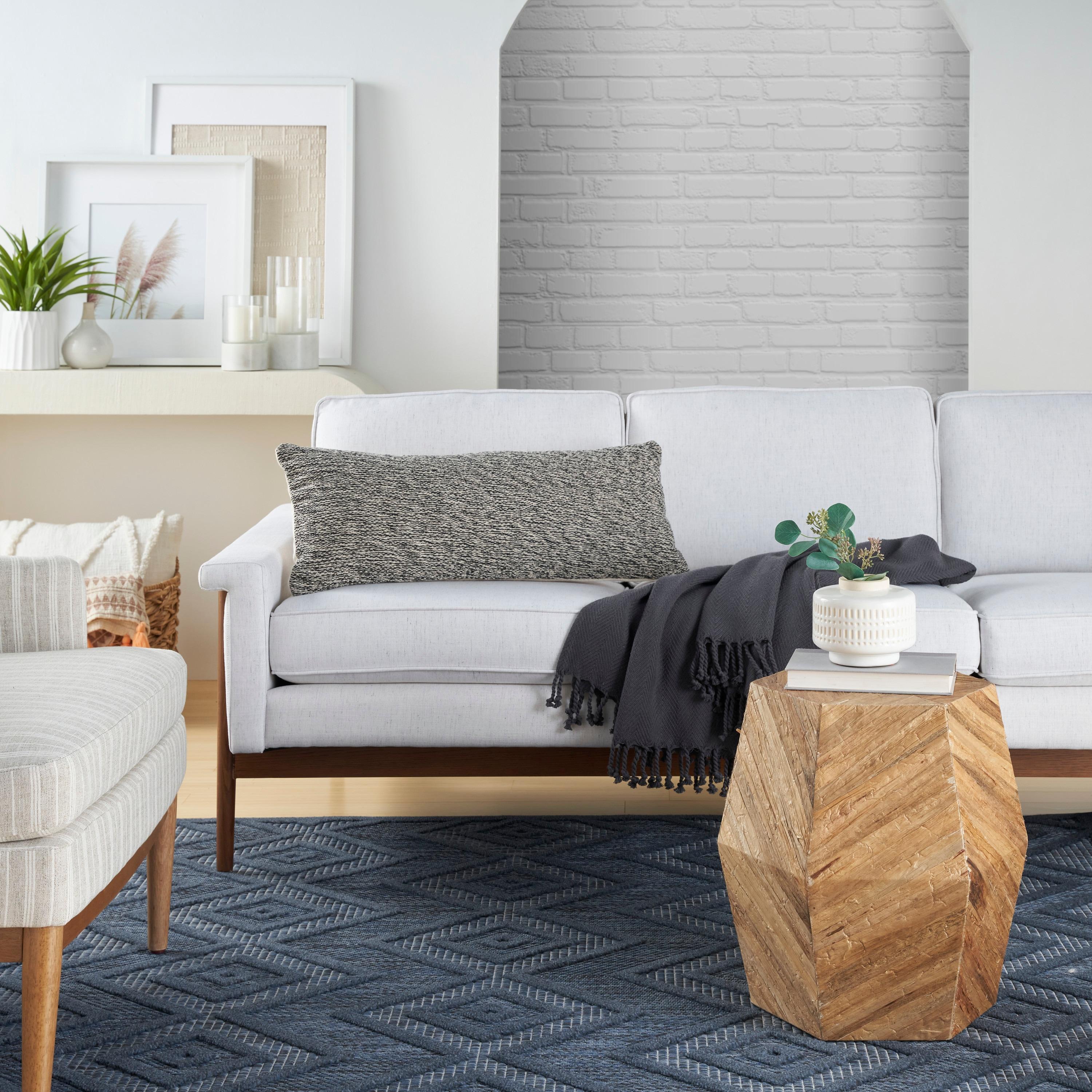 Cotton Reversible Throw Pillow