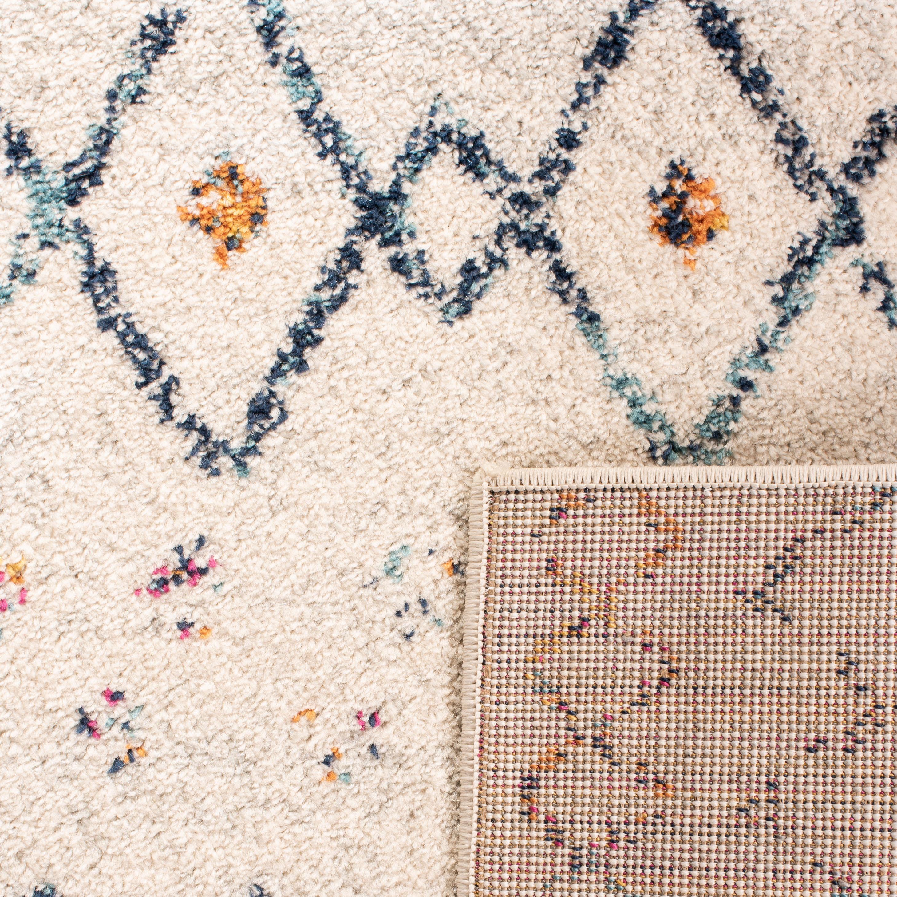 Madison 700 MAD798 Power Loomed Indoor Area Rug - Ivory/Dark Blue - 8'x10' - Safavieh