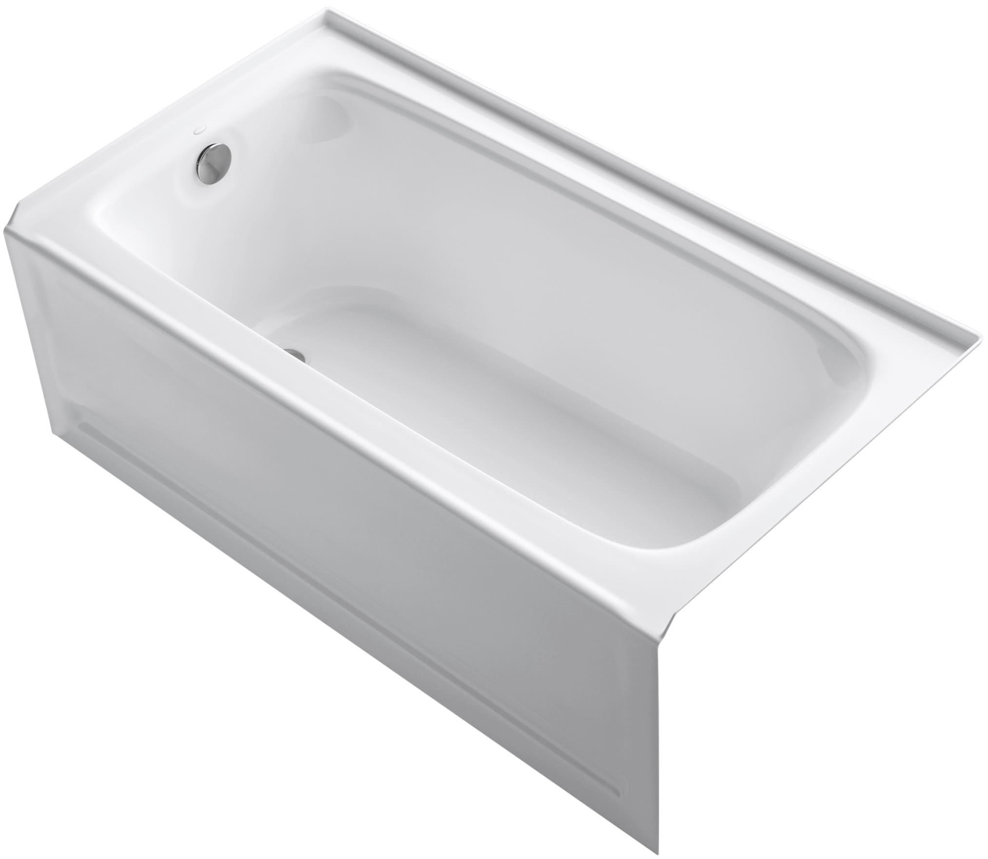 Bancroft® 60" x 32" Alcove Soaking Acrylic Bathtub