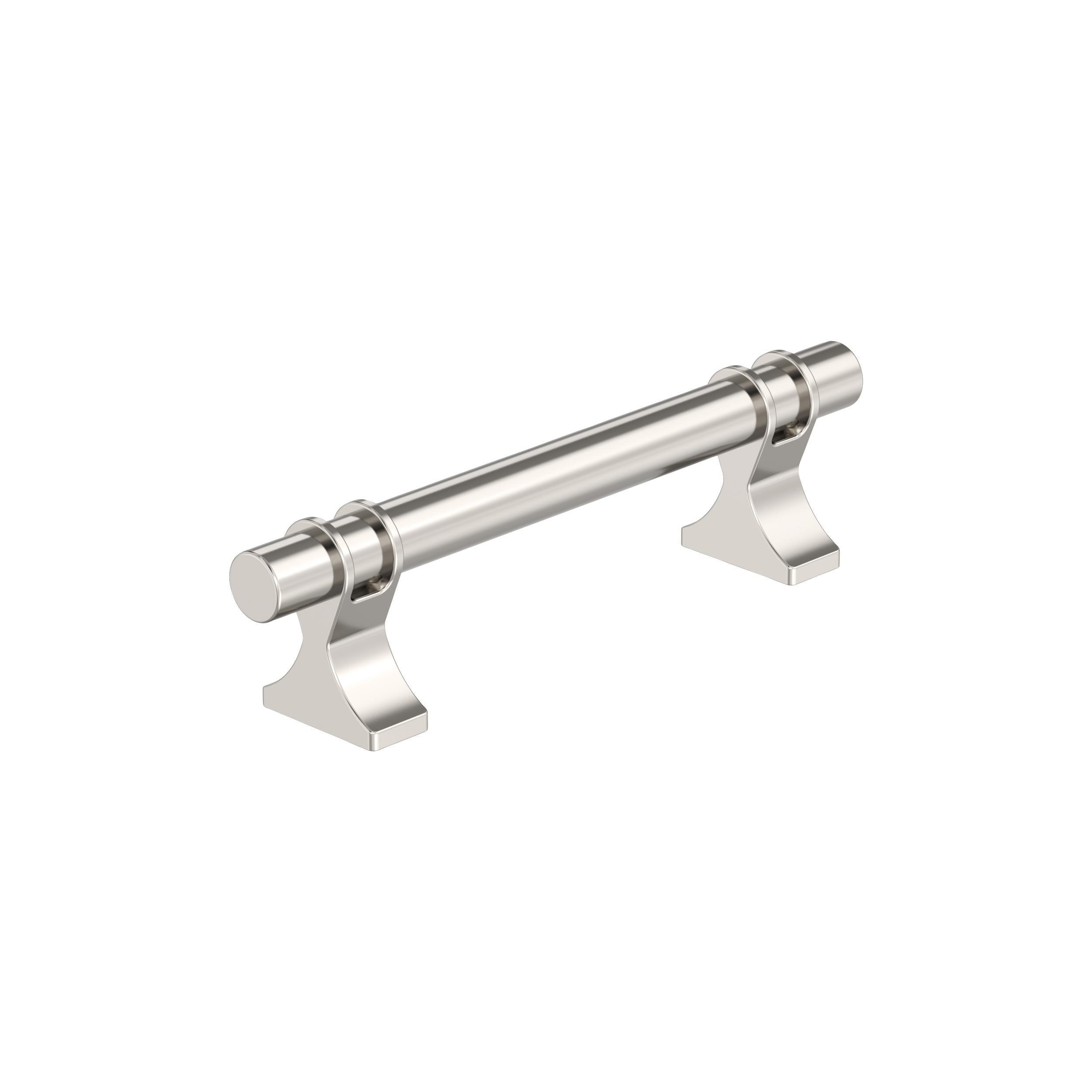 Amerock Davenport 3-3/4 inch (96mm) Center-to-Center Polished Nickel Cabinet Pull