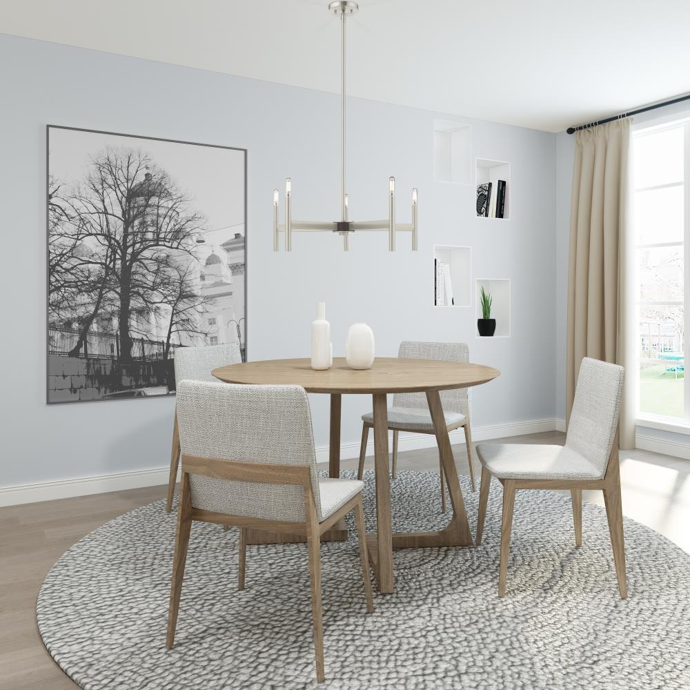 Livex Lighting Copenhagen 5 - Light Chandelier in  Brushed Nickel