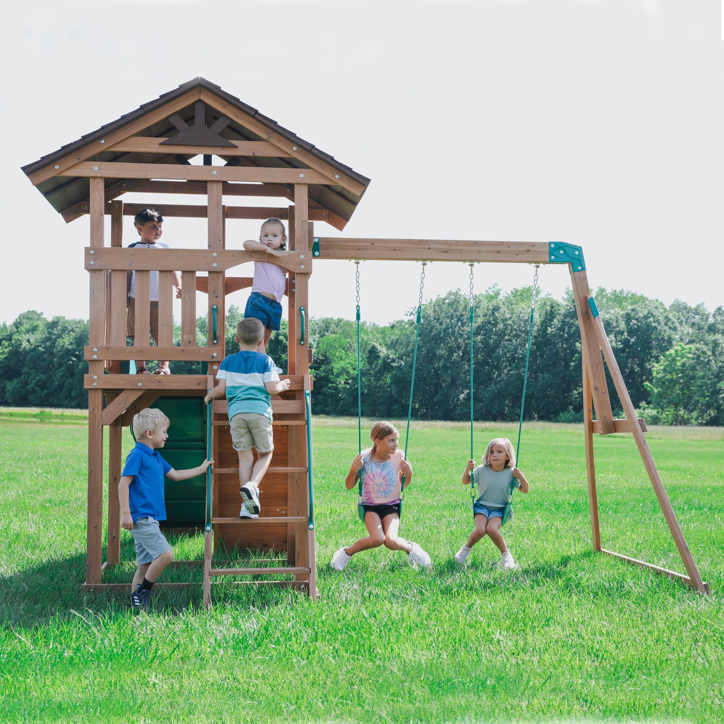 Backyard Discovery Lightning Ridge Swing Set