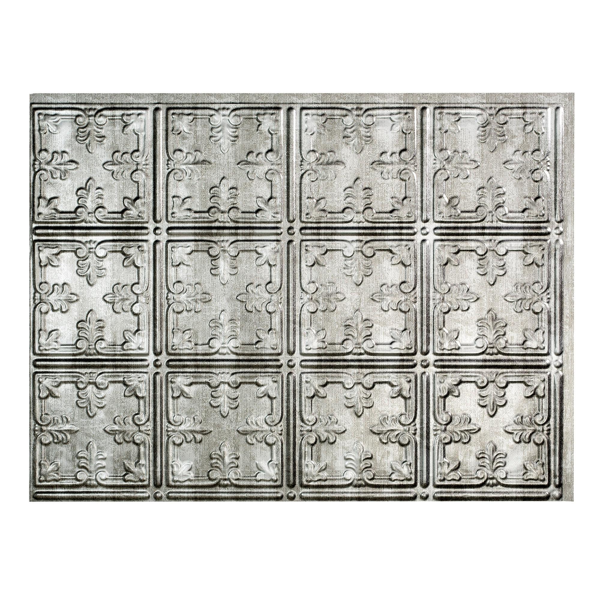 FASÄDE Traditional Style/Pattern 10 Decorative Vinyl 18in x 24in Backsplash Panel