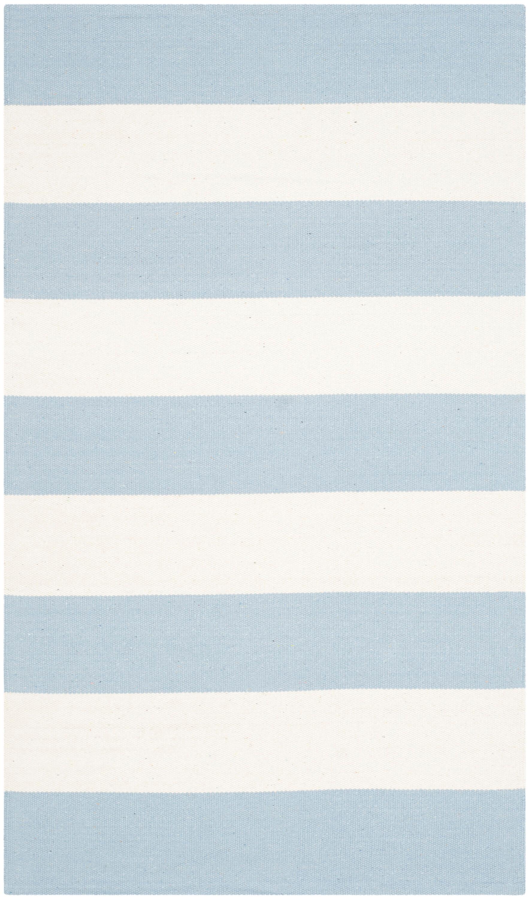 Montauk MTK712 Hand Woven Indoor Accent Rug - Sky Blue/Ivory - 2'6"x4' - Safavieh