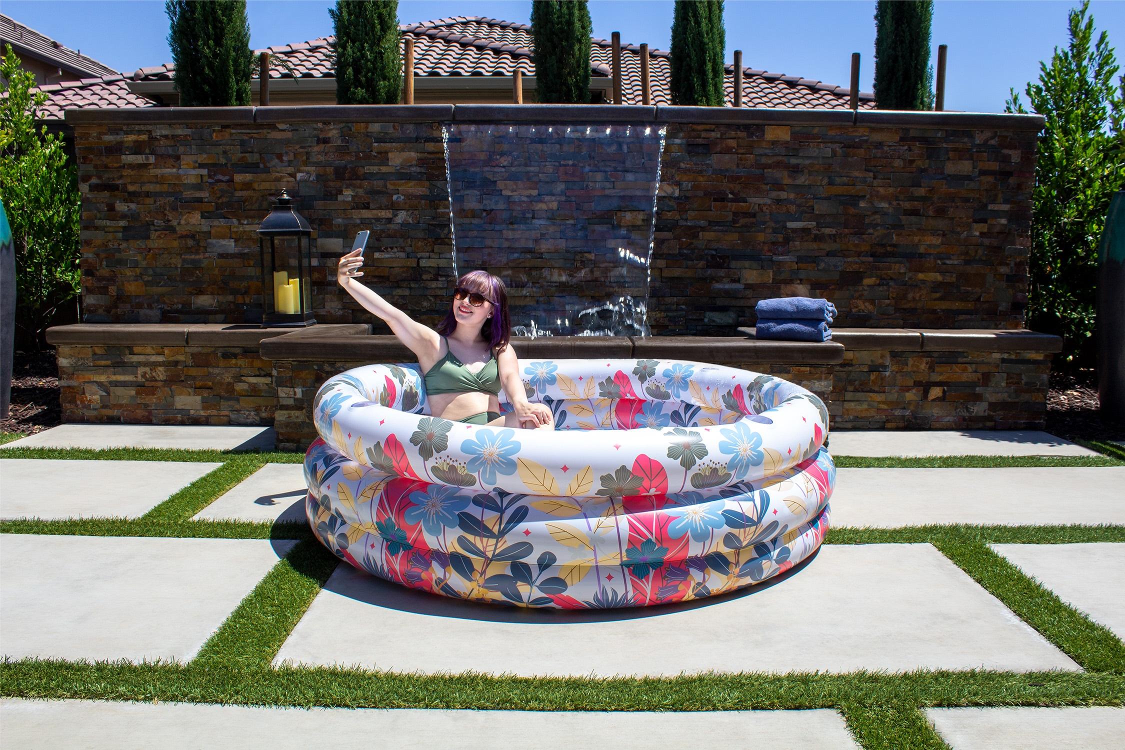 Poolmaster Summer Garden Inflatable Swimming Pool