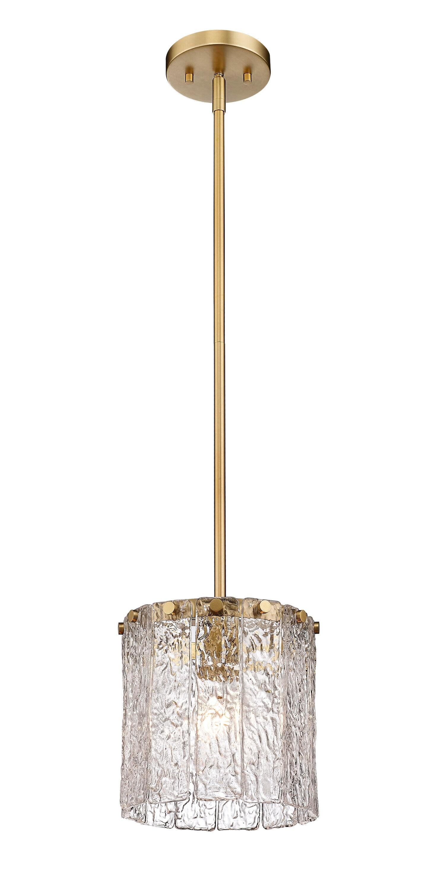 Z-Lite Glacier 1 - Light Pendant in  Modern Gold