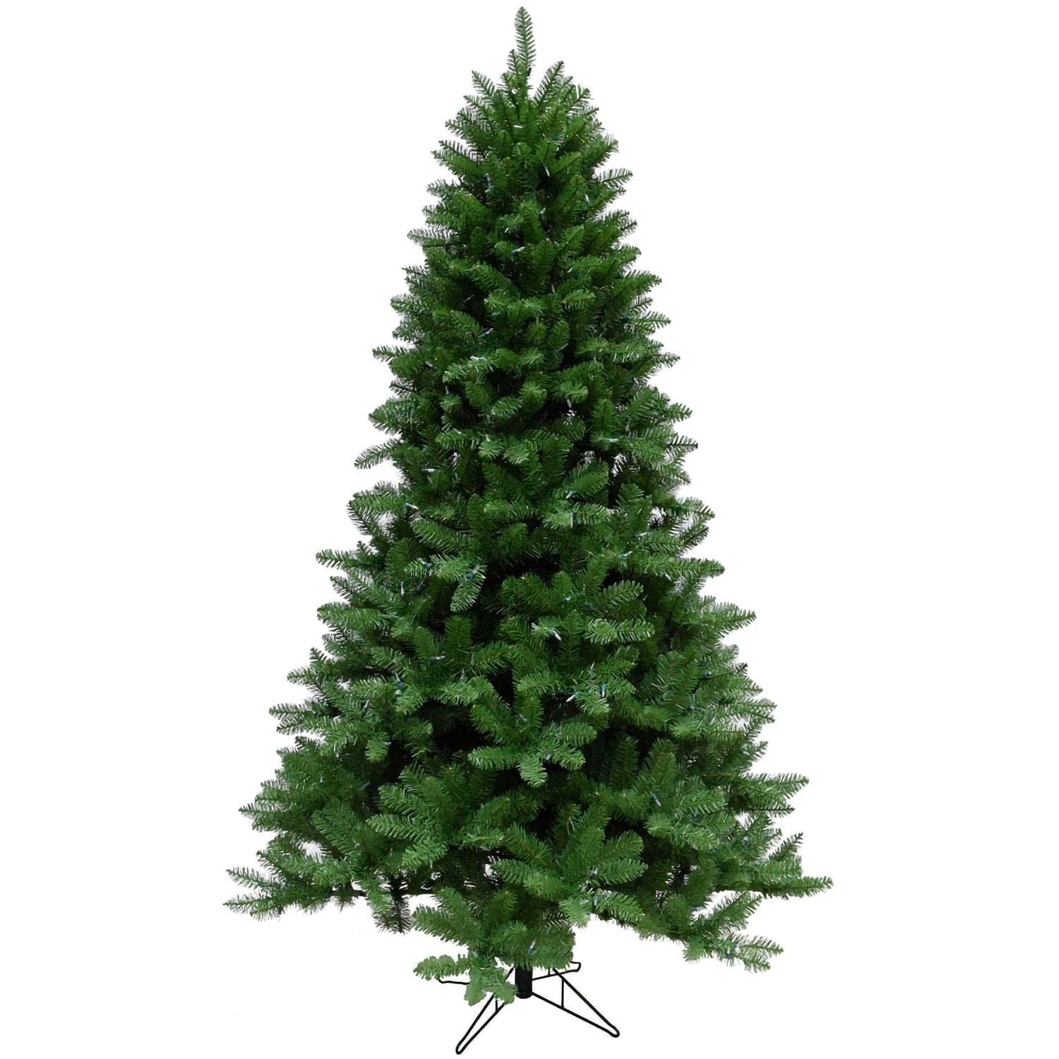 Christmas Time Christmas Time Greenland Pine Artificial Christmas Tree with Dual Multicolor & Warm White LED Lights