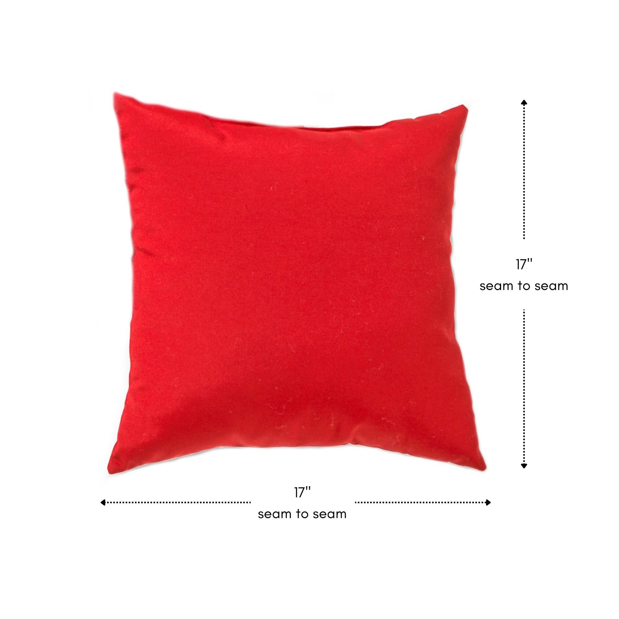 Indoor/Outdoor Reversible Throw Pillow