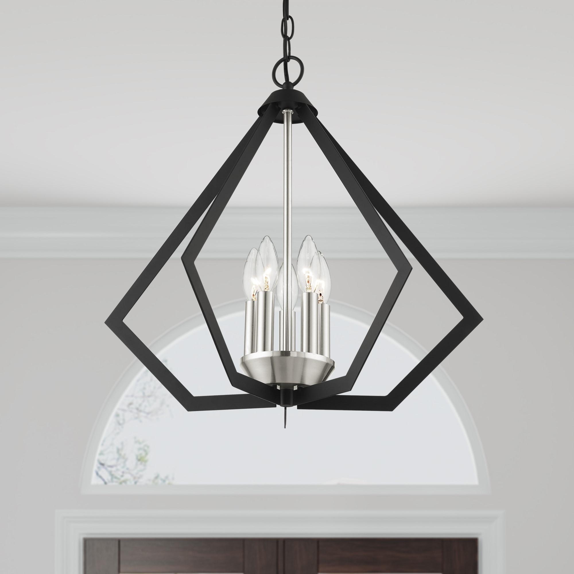 Livex Lighting Prism 5 - Light Chandelier in  Black