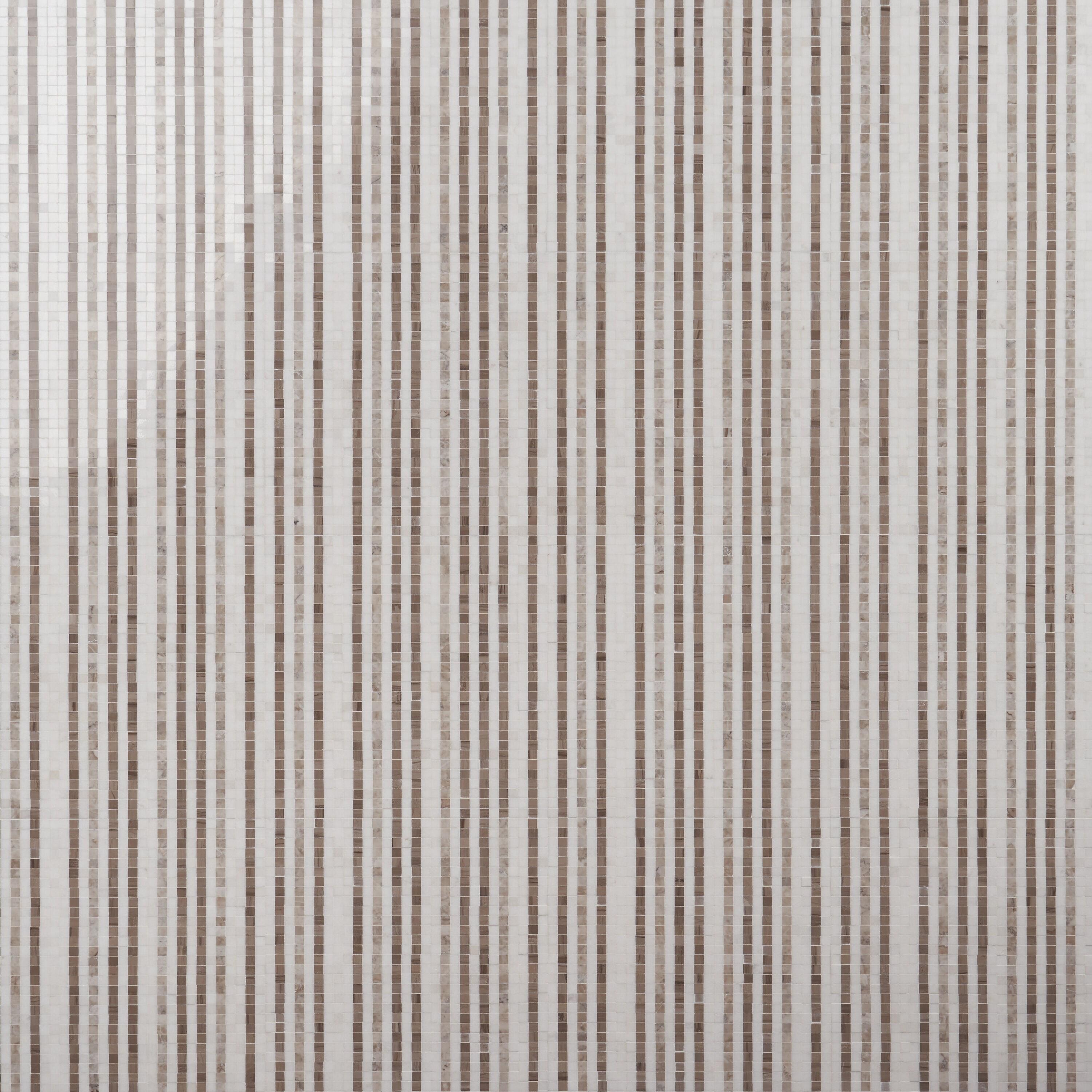 Minute 12" x 12" Marble Grid Wall & Floor Tile