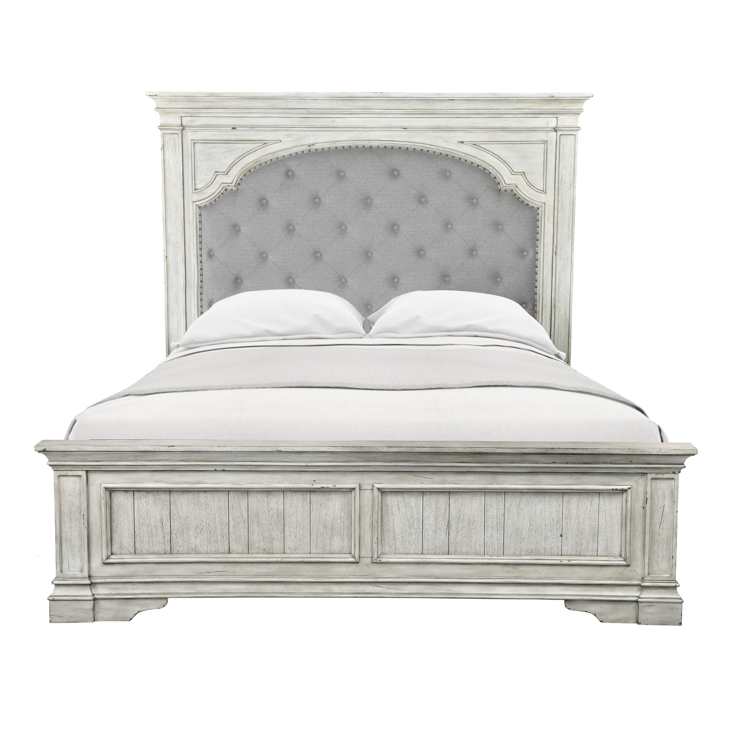 Steve Silver Highland Park King Bed - Rustic Ivory