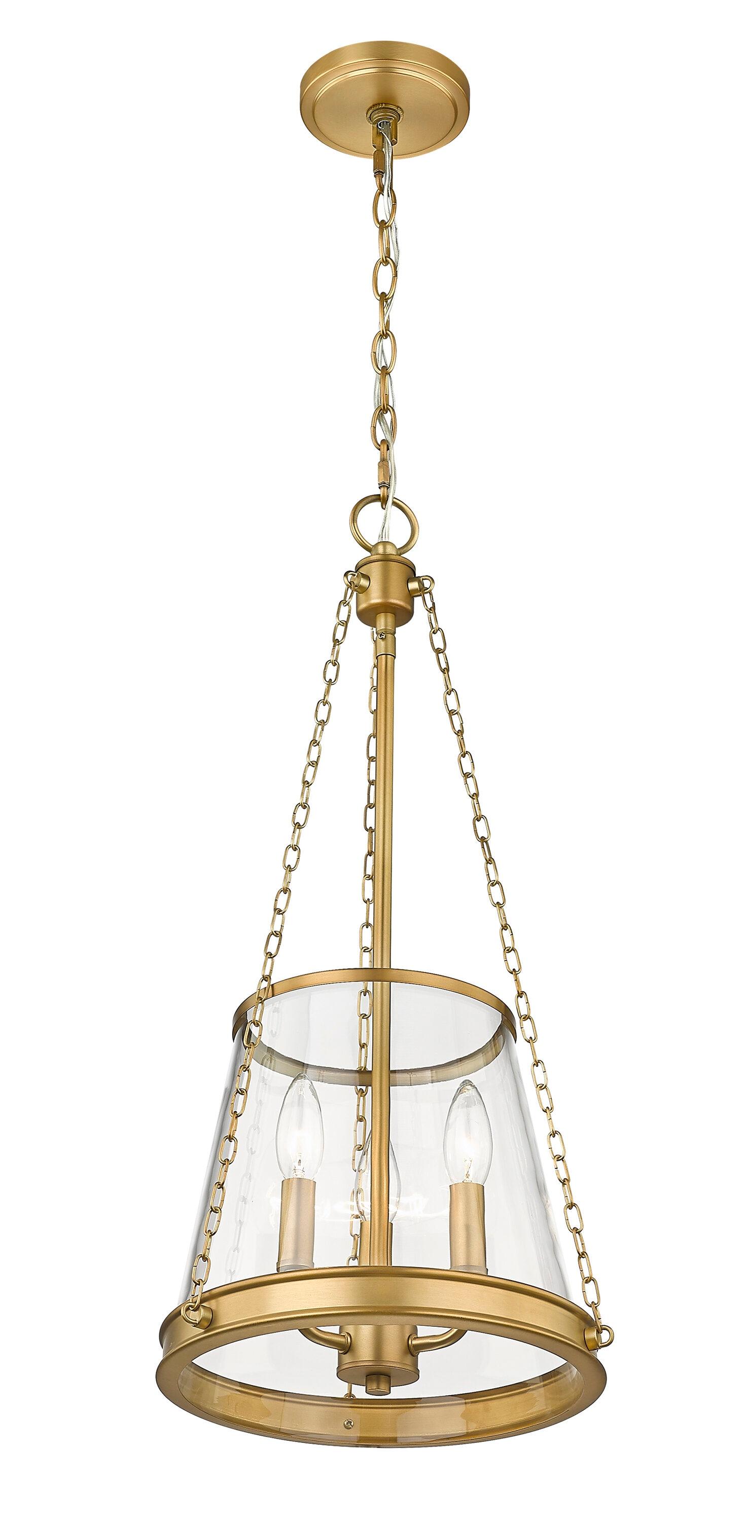 Z-Lite Prescott 3 - Light Pendant in  Rubbed Brass