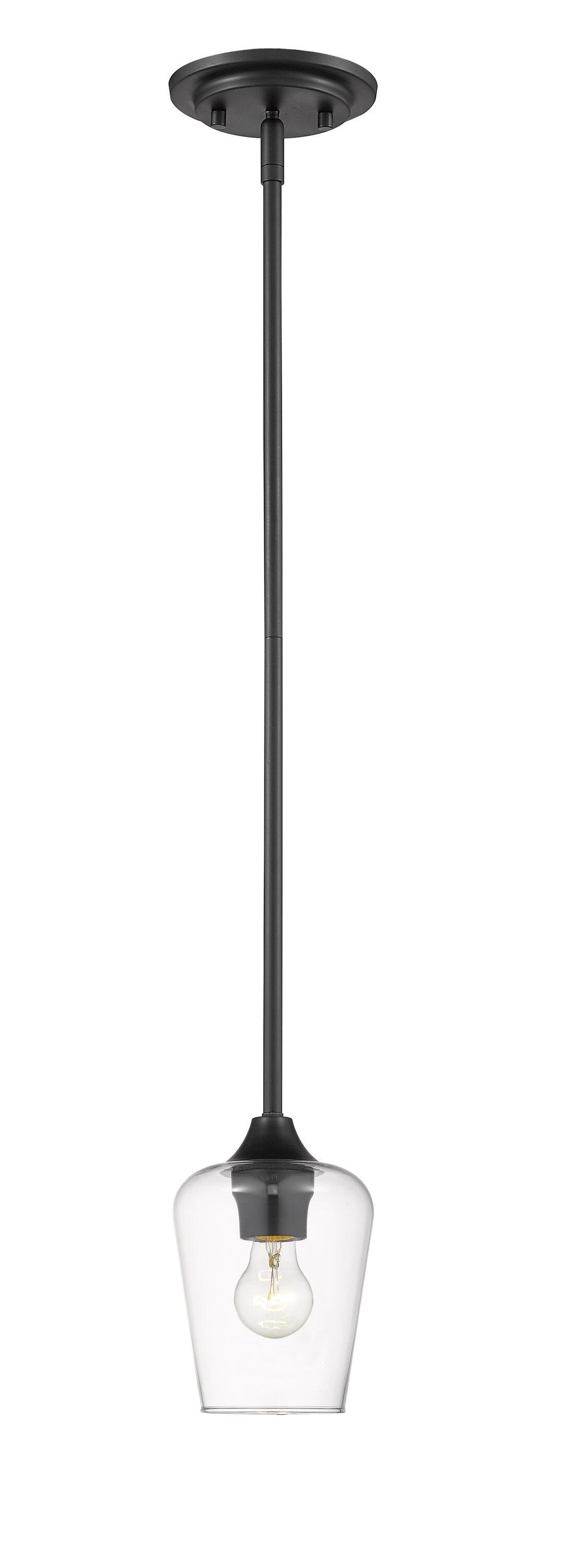 Z-Lite Joliet 1 - Light Pendant in  Matte Black