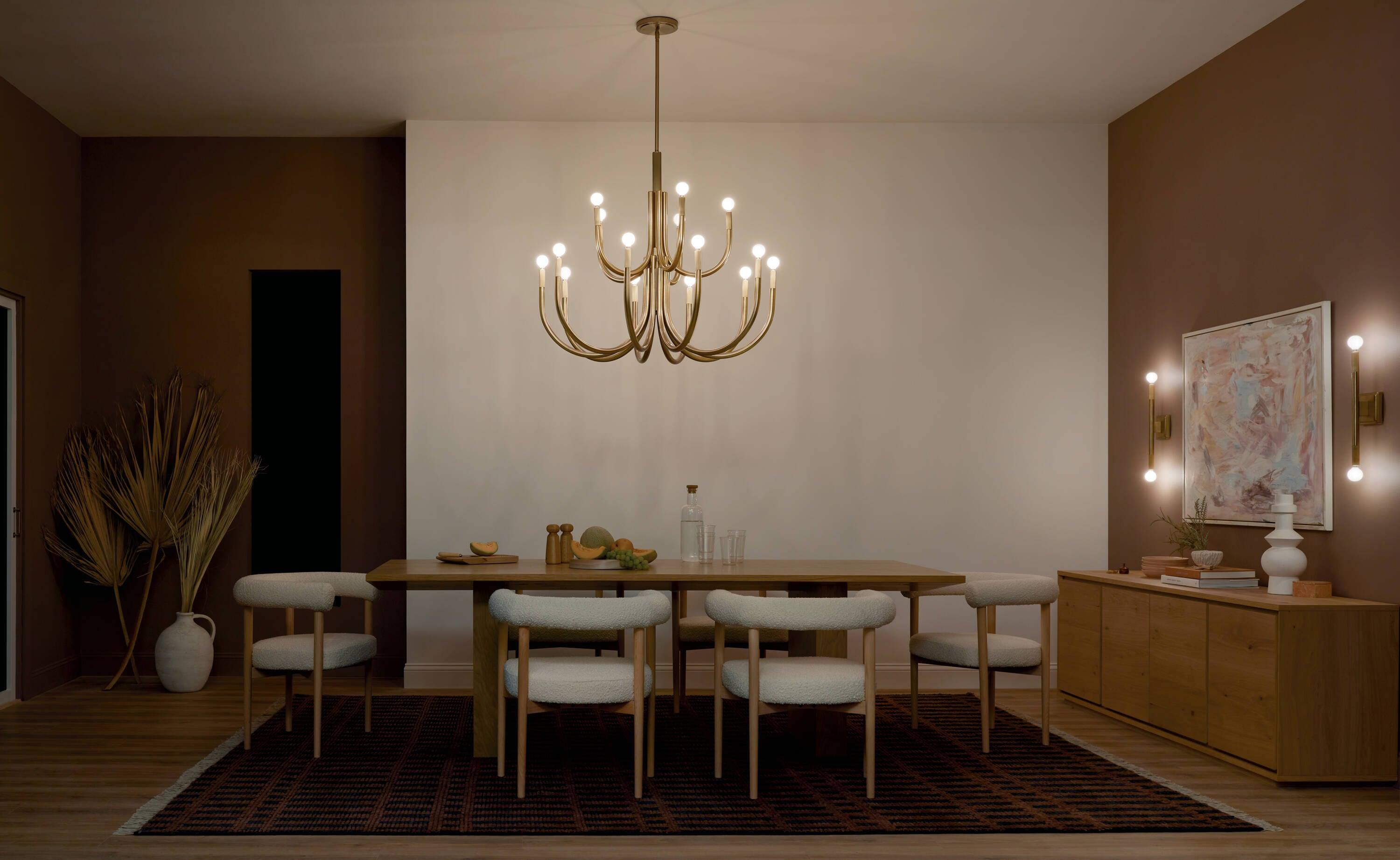 Kichler Lighting - Odensa - 15 Light Chandelier-35.75 Inches Tall and 40.25