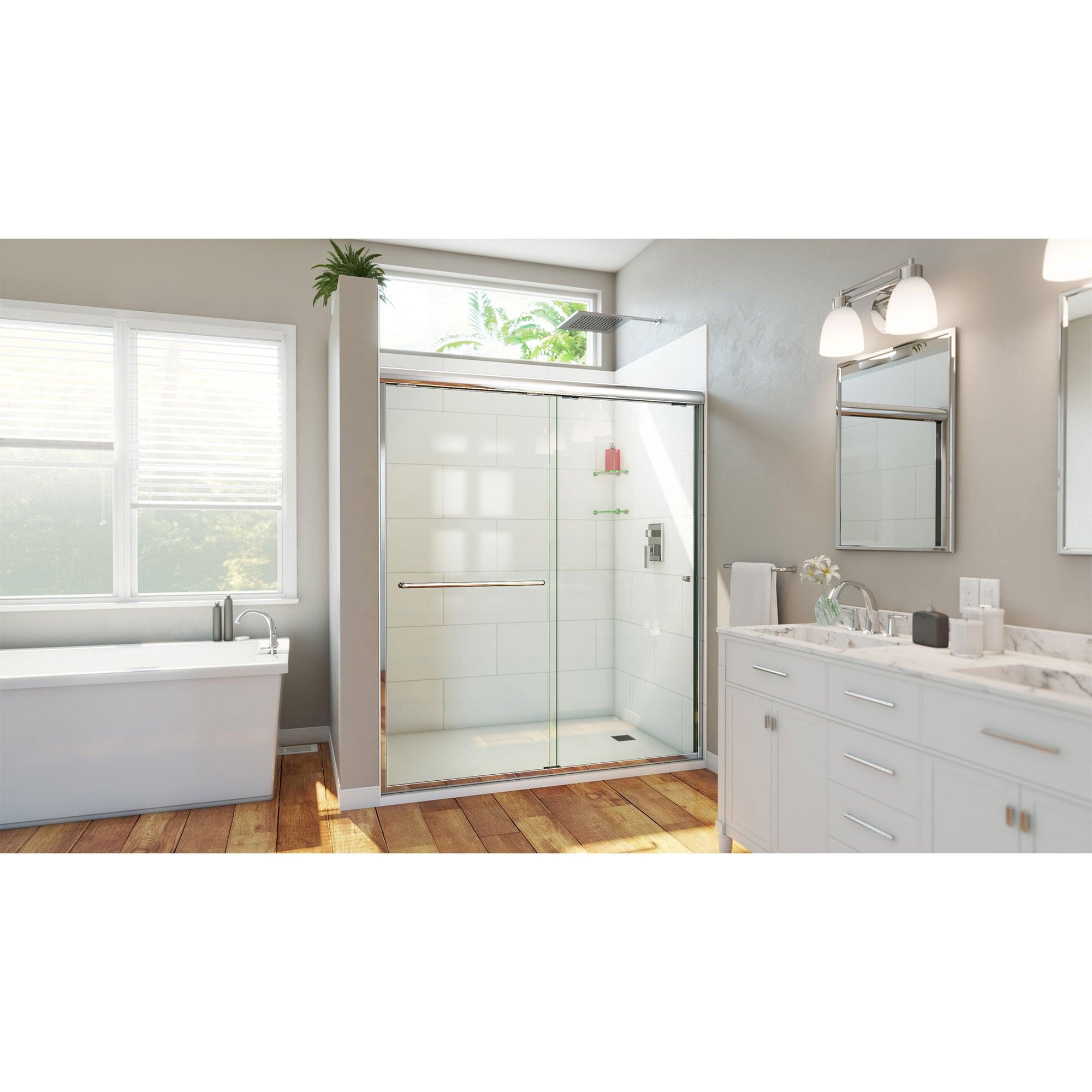 DreamLine Alliance Pro HV 56-60 in. W x 70 1/2 in. H Semi-Frameless Sliding Shower Door